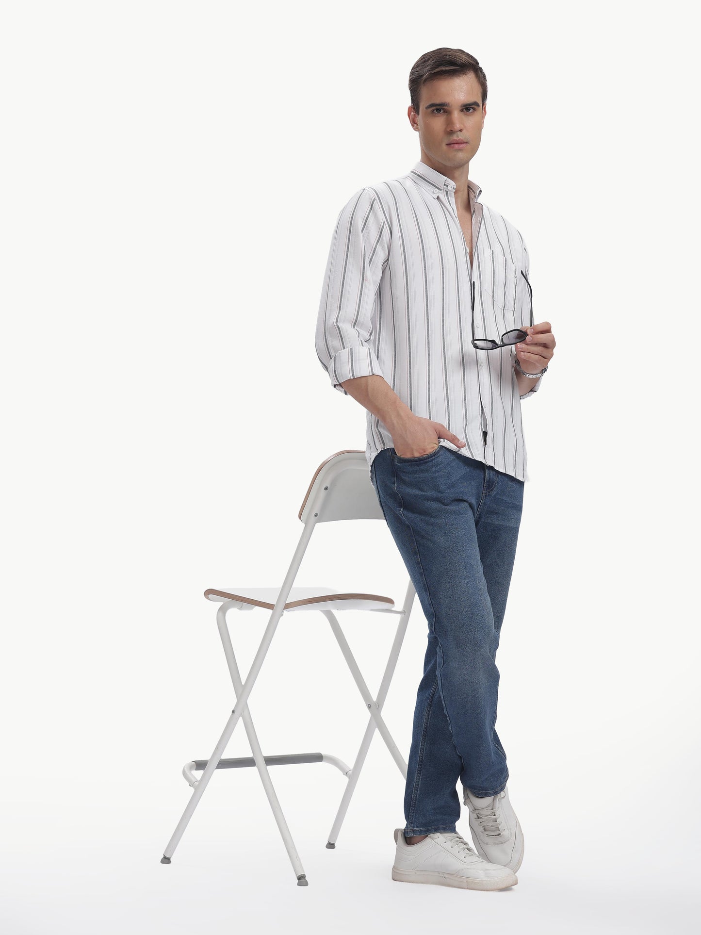 Multi Color Full Sleeve Oxford Cotton Shirt