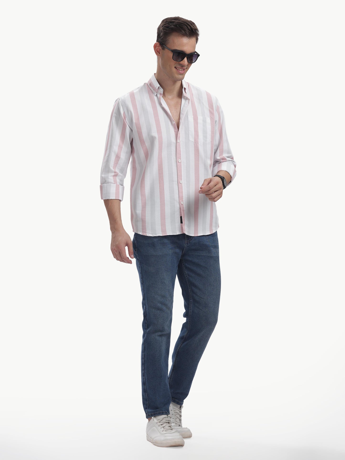 Multi Color Full Sleeve Oxford Cotton Shirt