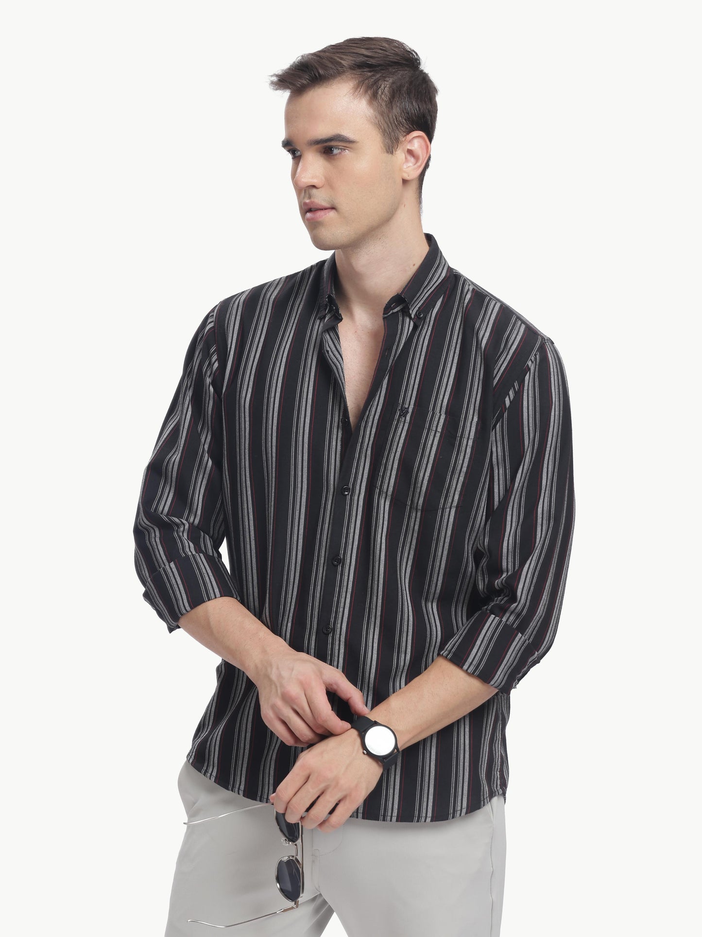 Multi Color Full Sleeve Oxford Cotton Shirt
