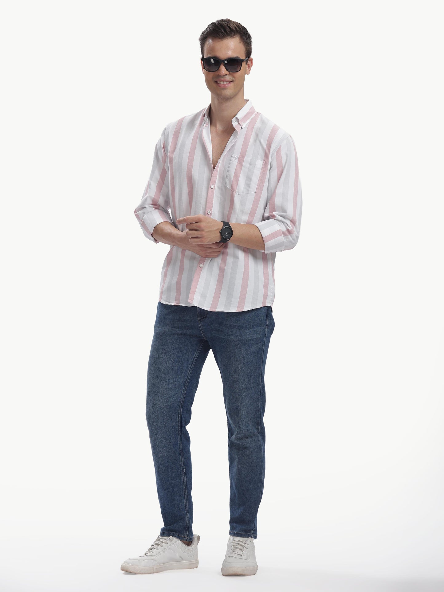 Multi Color Full Sleeve Oxford Cotton Shirt