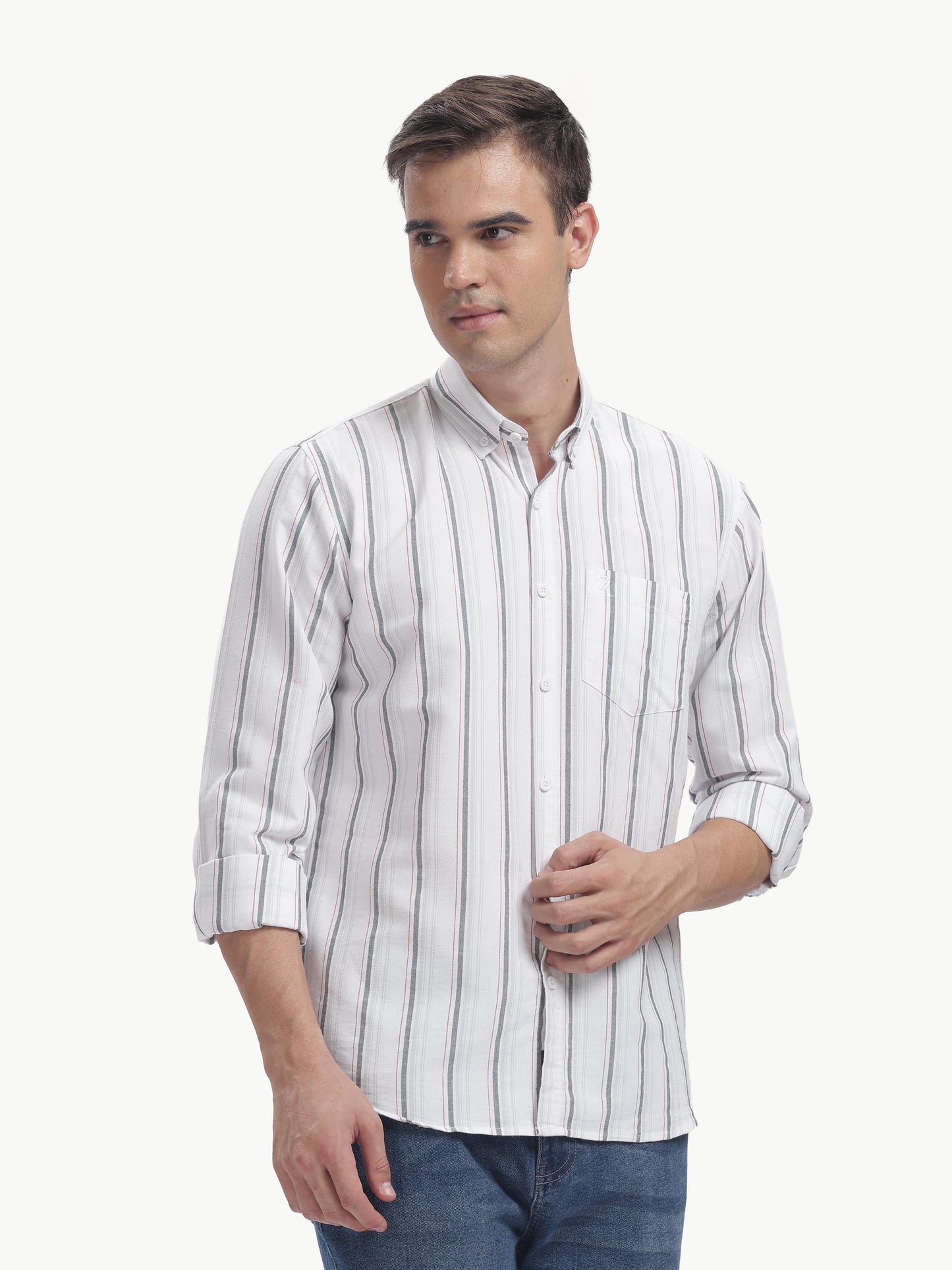 Multi Color Full Sleeve Oxford Cotton Shirt