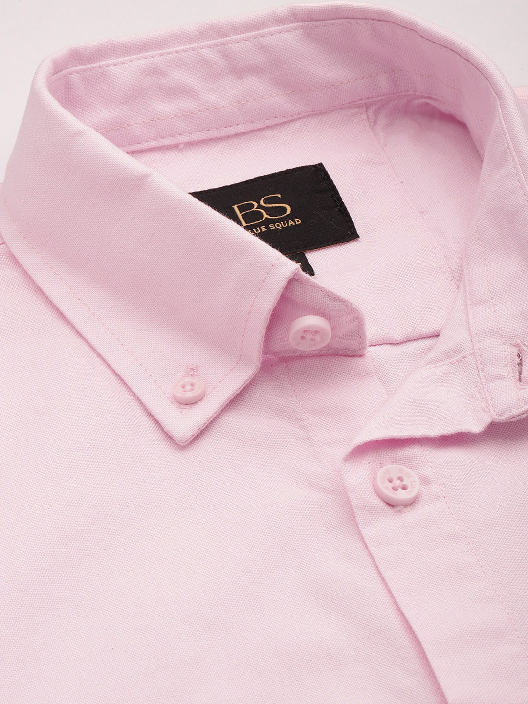 Pink Full Sleeve Oxford Cotton Shirt