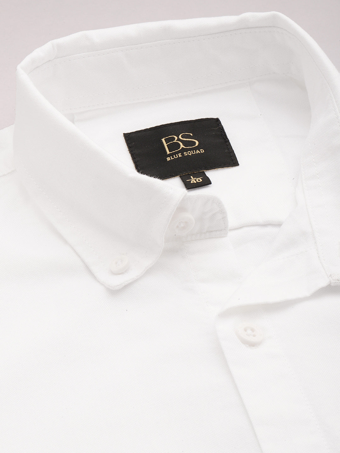 White Full Sleeve Oxford Cotton Shirt