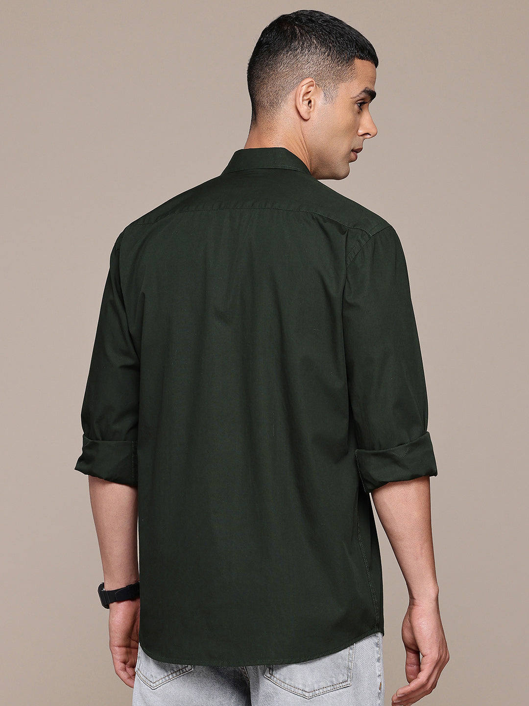 Emerald Full Sleeve Pure Cotton Shirt