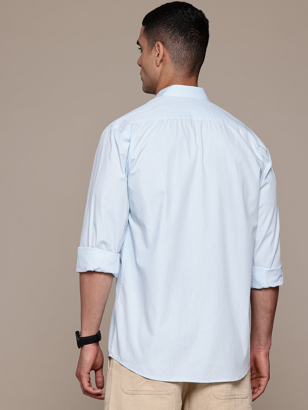 Light Blue Full Sleeve Pure Cotton Shirt