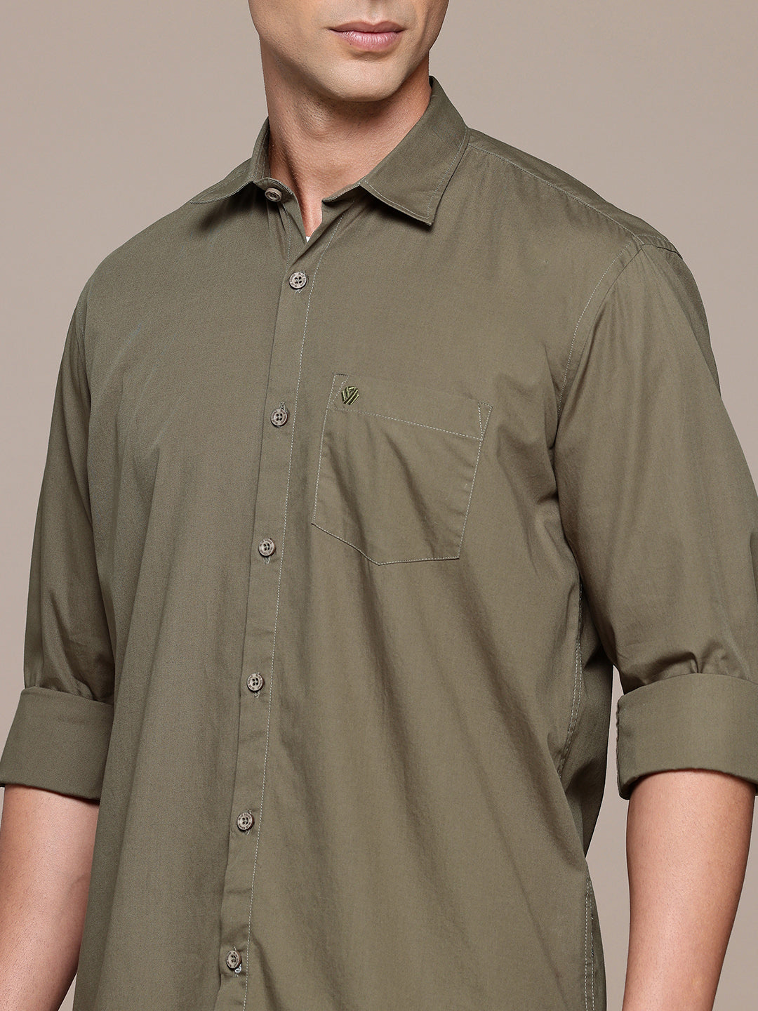 Old Leaf Full Sleeve Pure Cotton Shirt