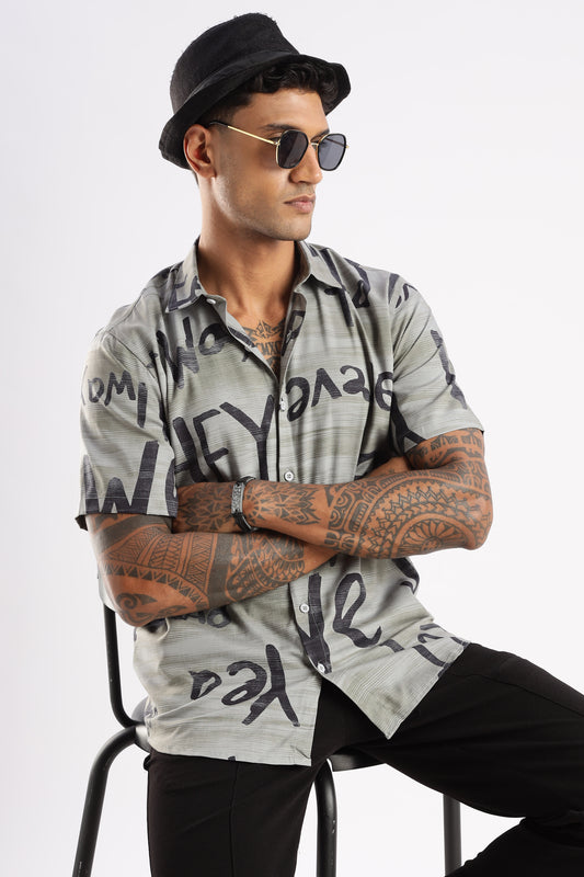 Multi Color Half Sleeve Viscose Rayon Shirt