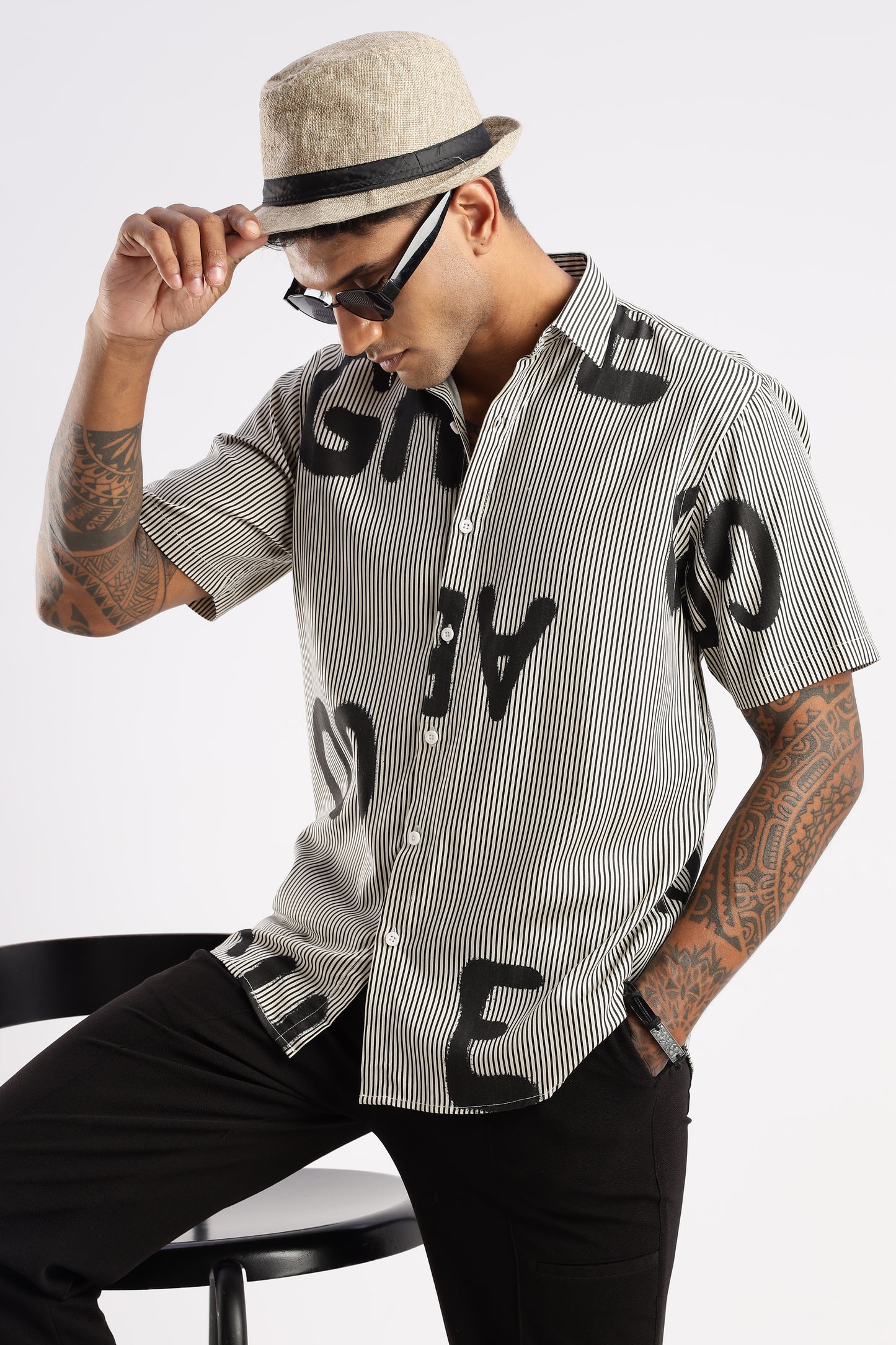 Multi Color Half Sleeve Viscose Rayon Shirt
