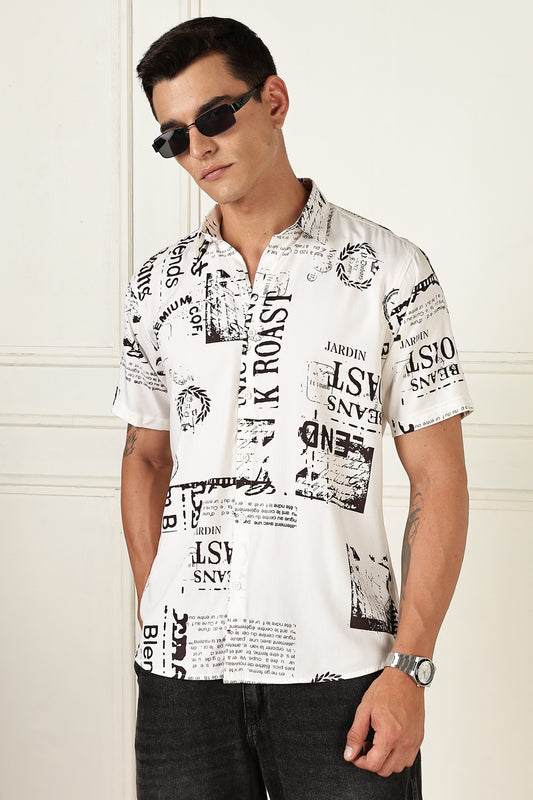 Multi Color Half Sleeve Viscose Rayon Shirt