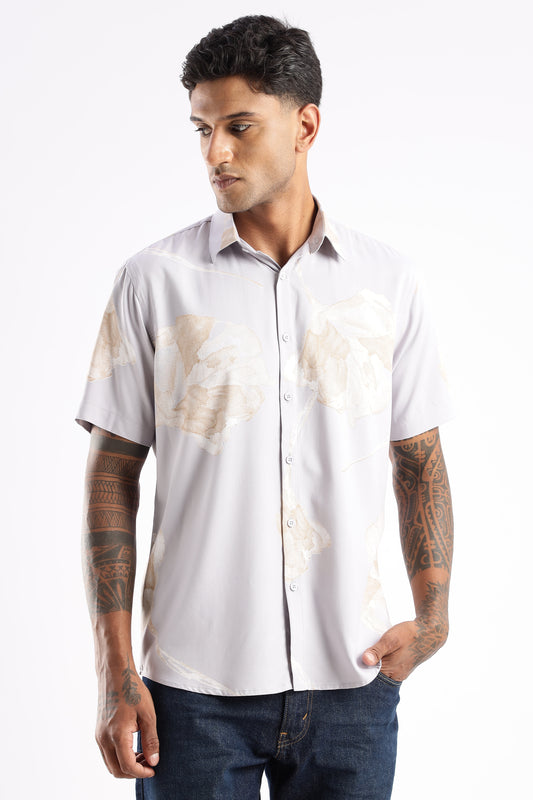 Multi Color Half Sleeve Viscose Rayon Shirt