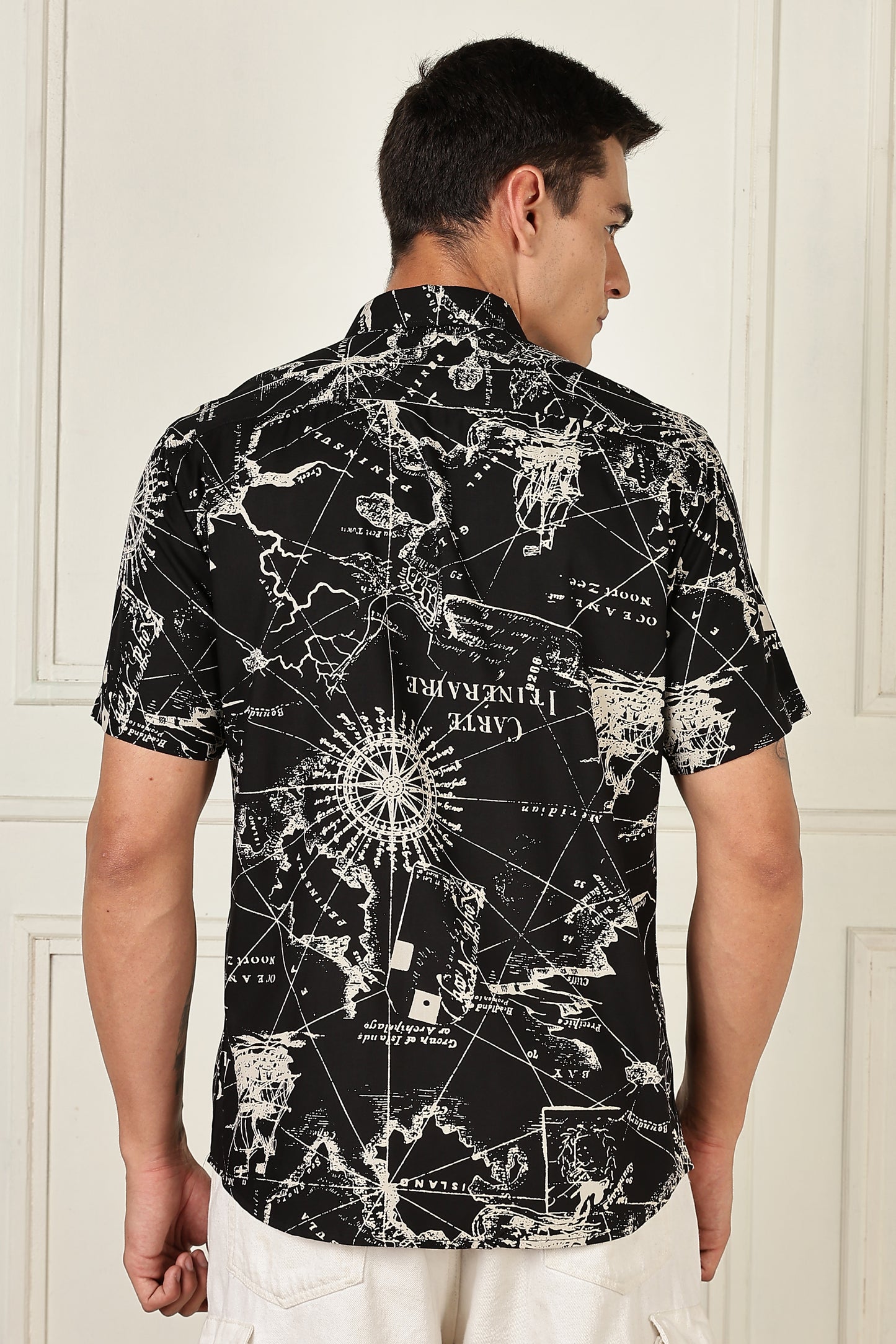 Multi Color Half Sleeve Viscose Rayon Shirt