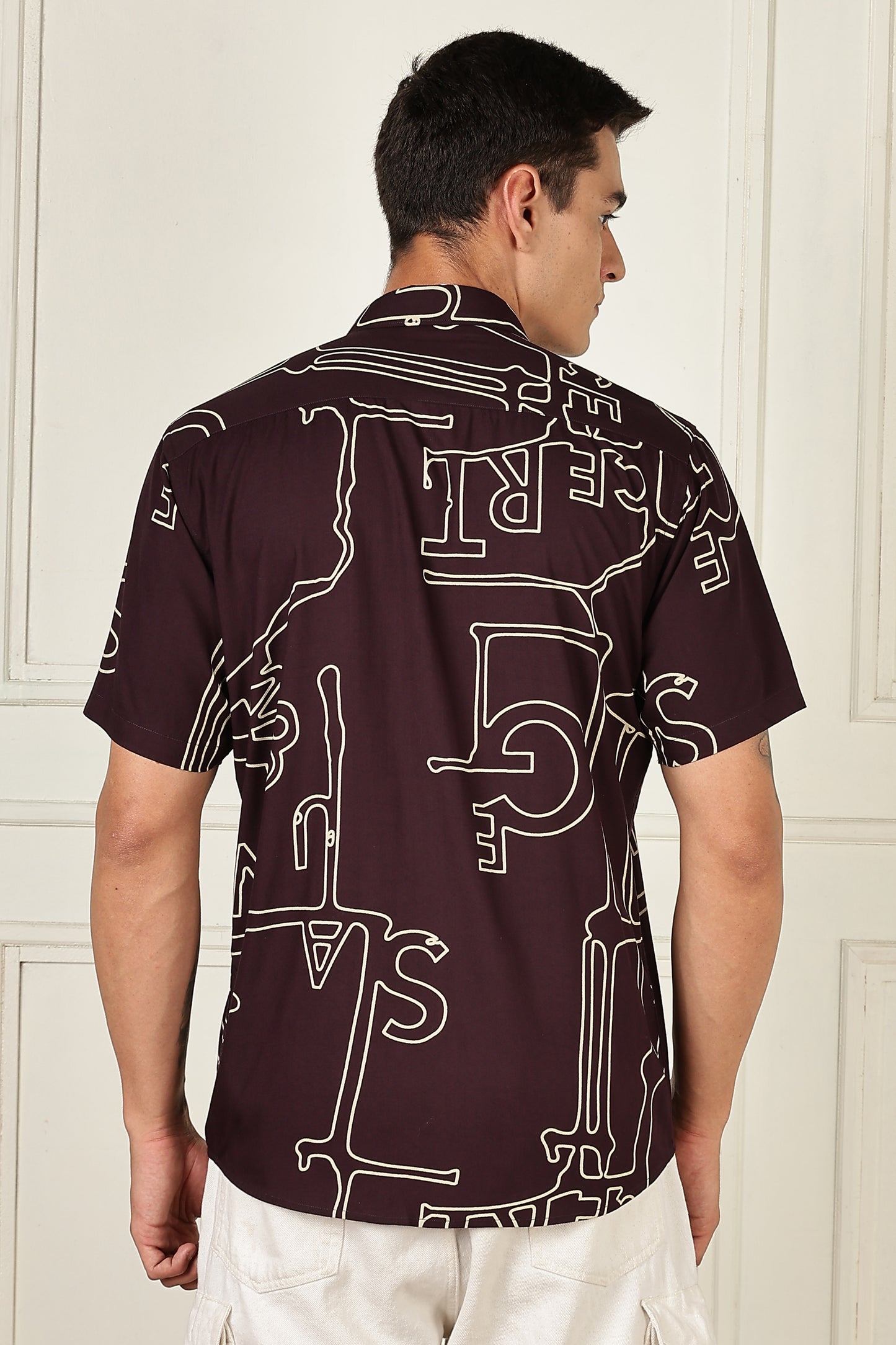 Multi Color Half Sleeve Viscose Rayon Shirt