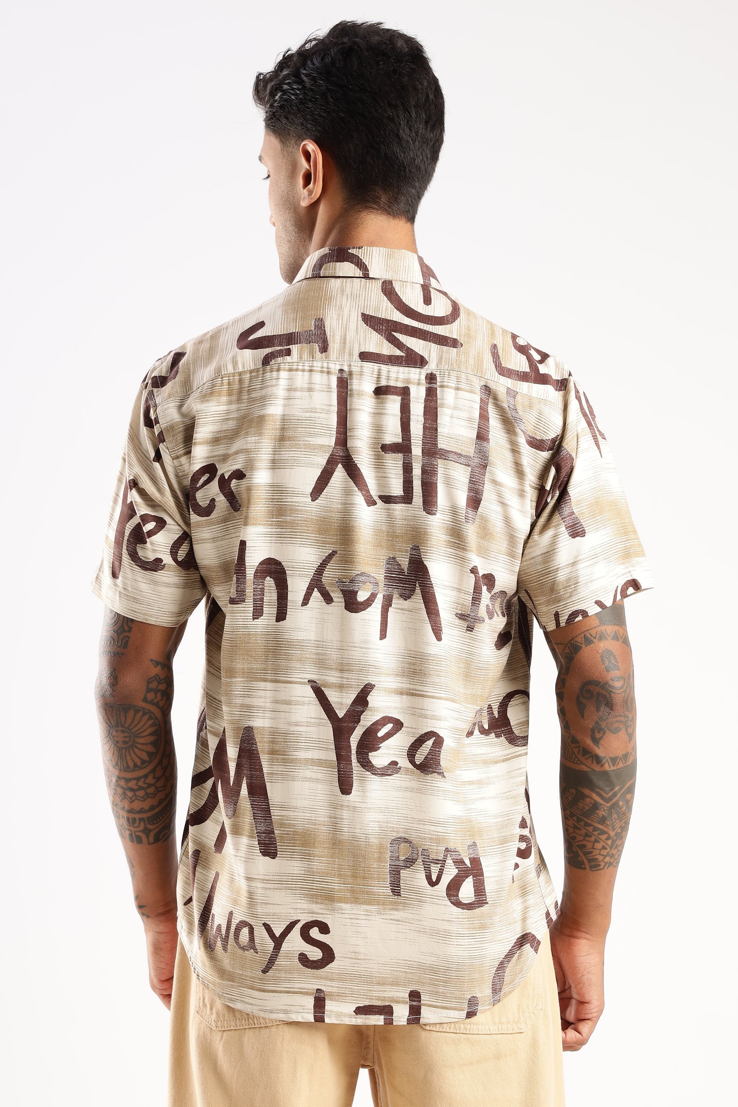 Multi Color Half Sleeve Viscose Rayon Shirt