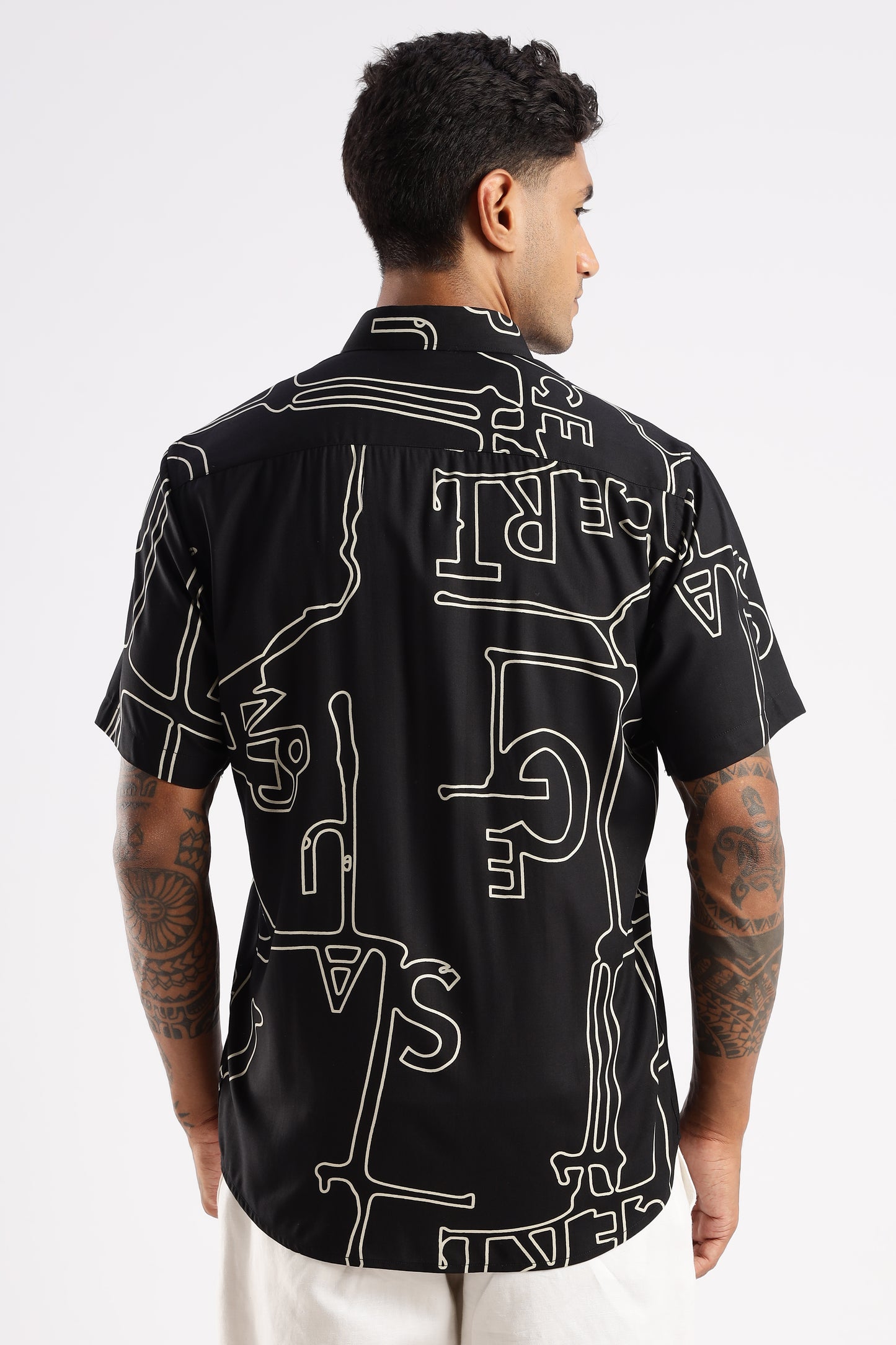 Multi Color Half Sleeve Viscose Rayon Shirt