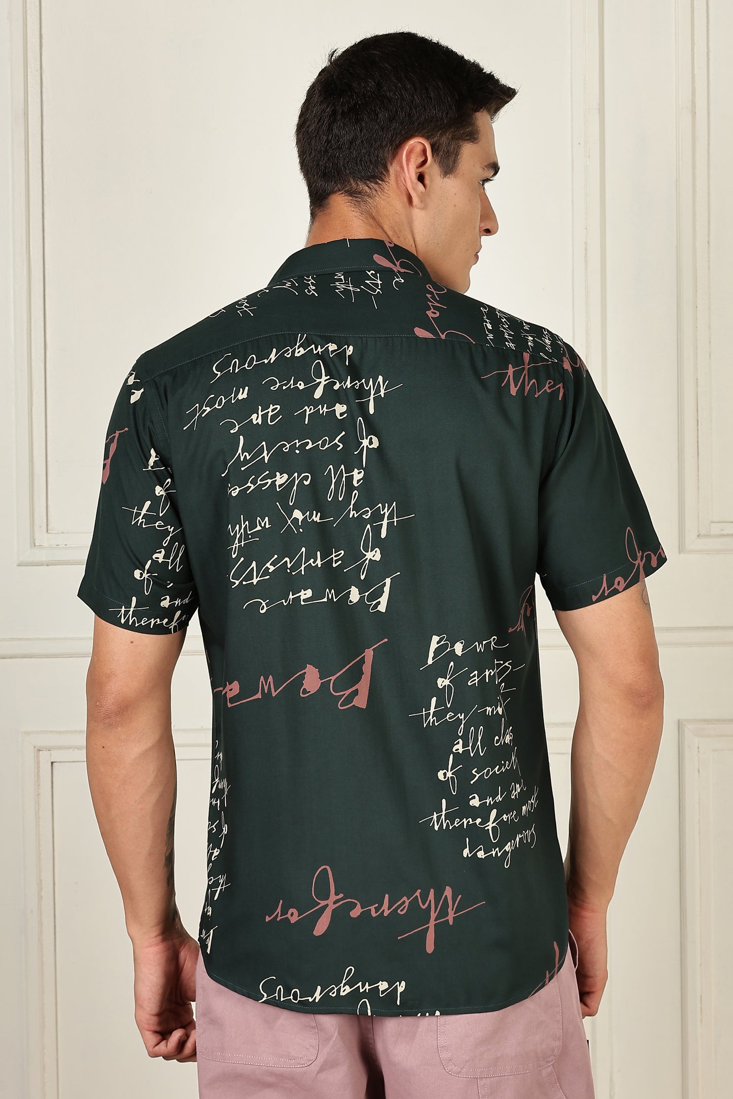 Multi Color Half Sleeve Viscose Rayon Shirt