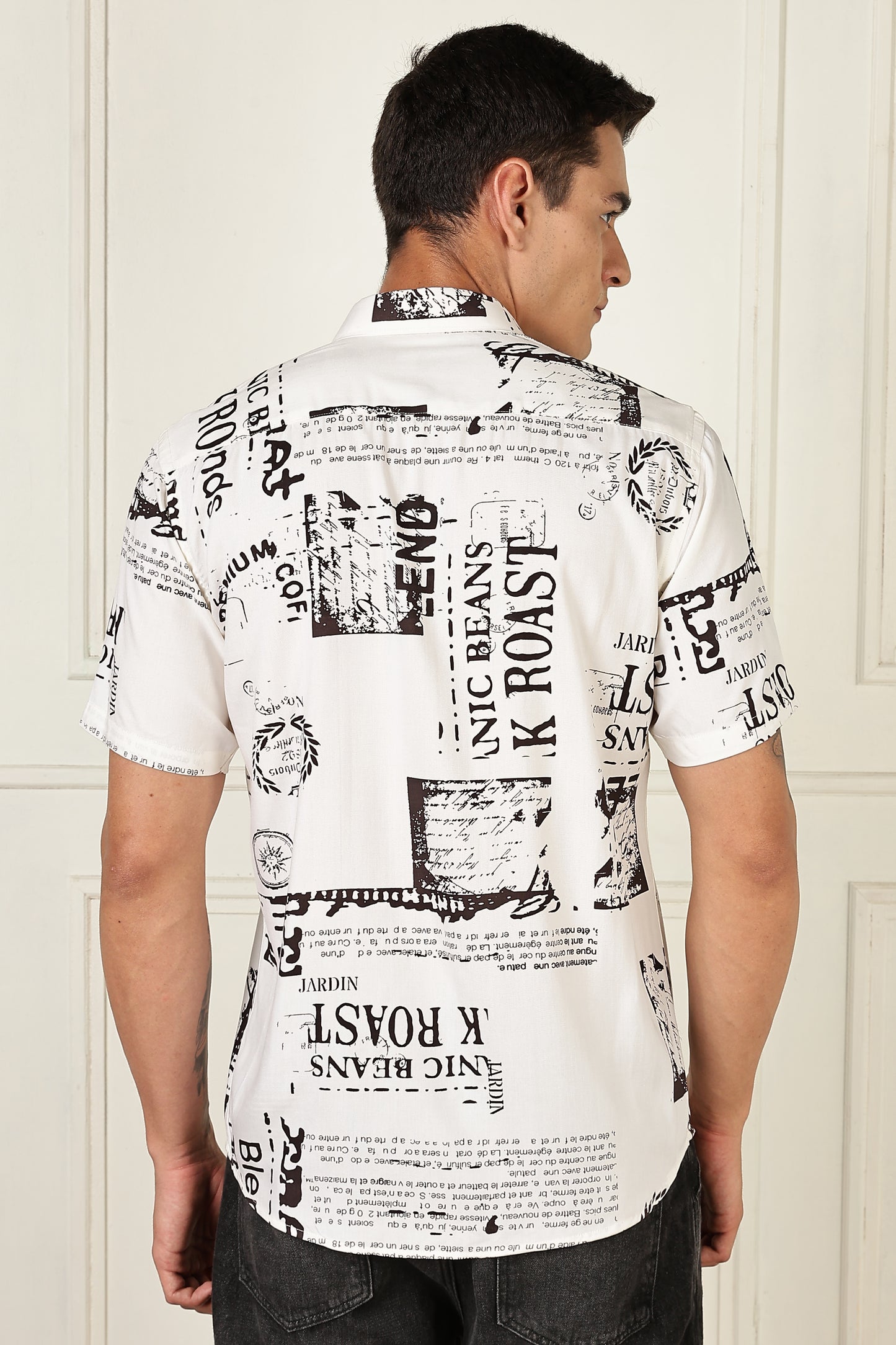 Multi Color Half Sleeve Viscose Rayon Shirt