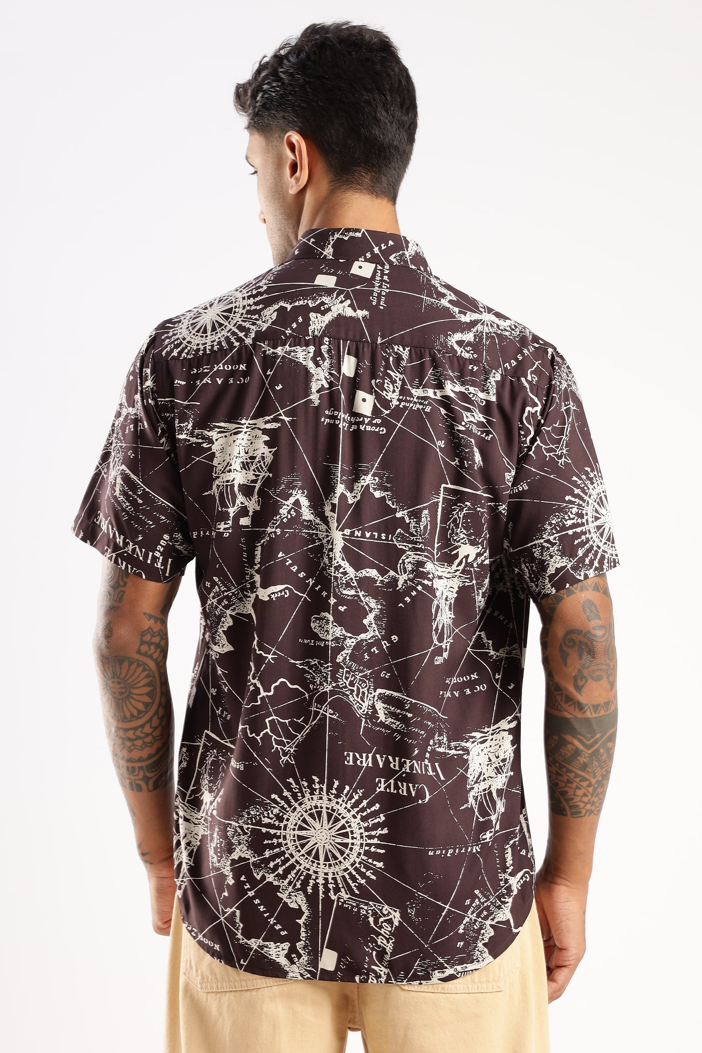 Multi Color Half Sleeve Viscose Rayon Shirt