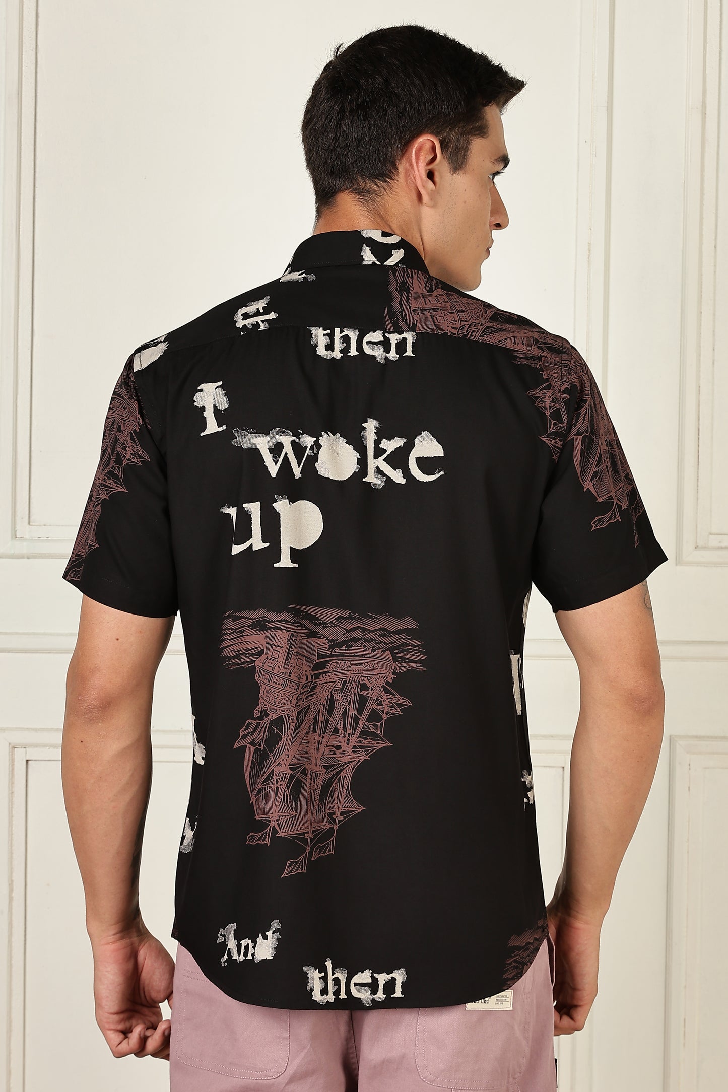 Multi Color Half Sleeve Viscose Rayon Shirt