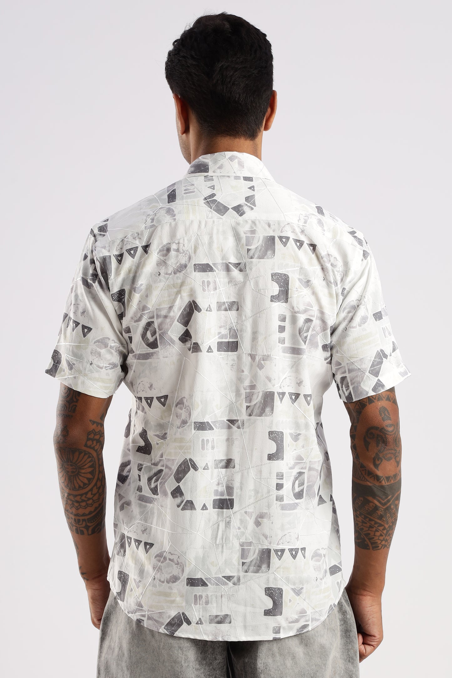 Multi Color Half Sleeve Viscose Rayon Shirt