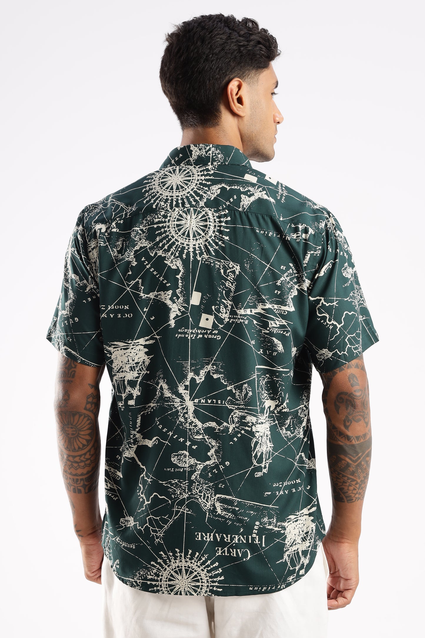 Multi Color Half Sleeve Viscose Rayon Shirt