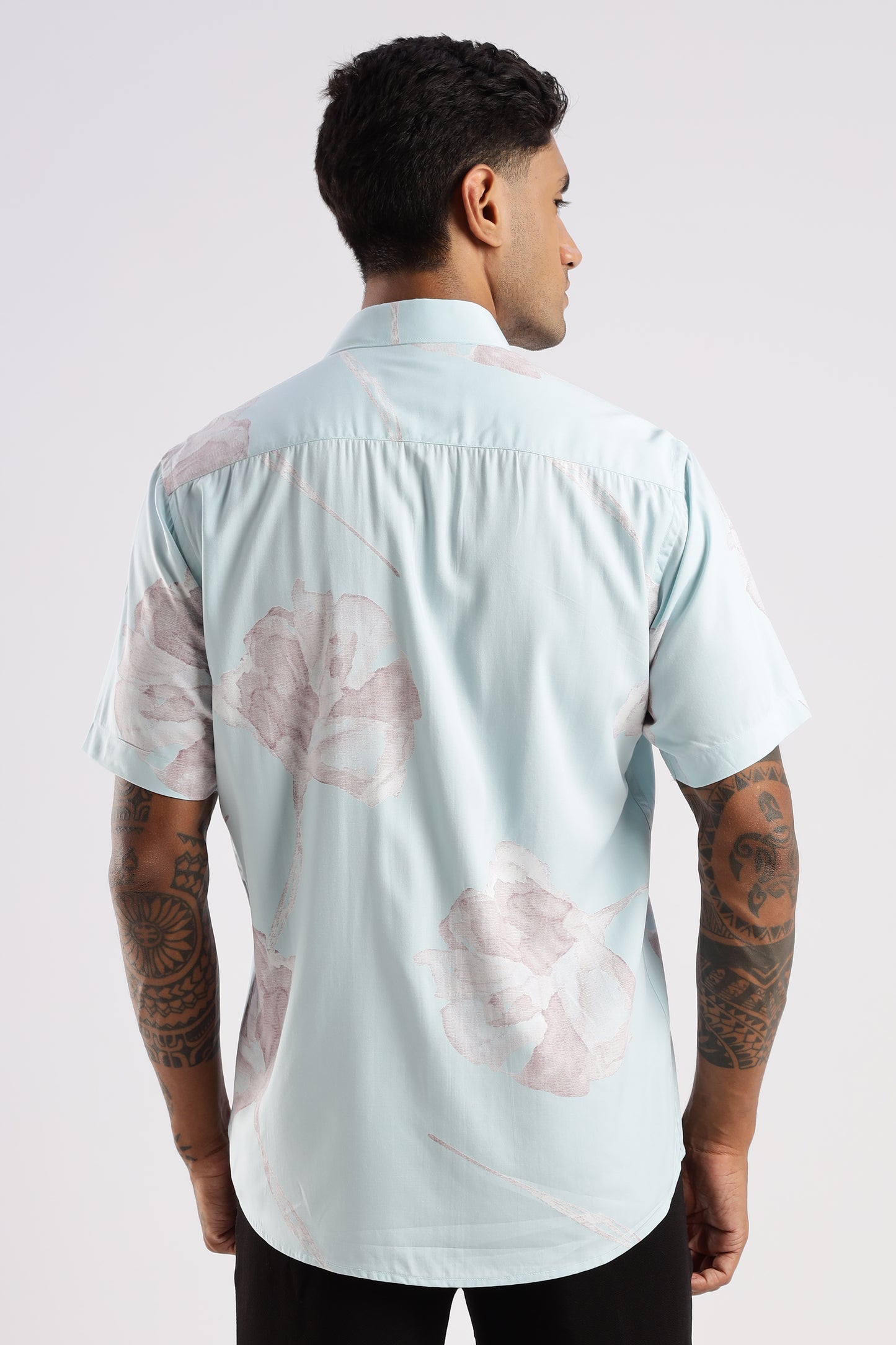Multi Color Half Sleeve Viscose Rayon Shirt