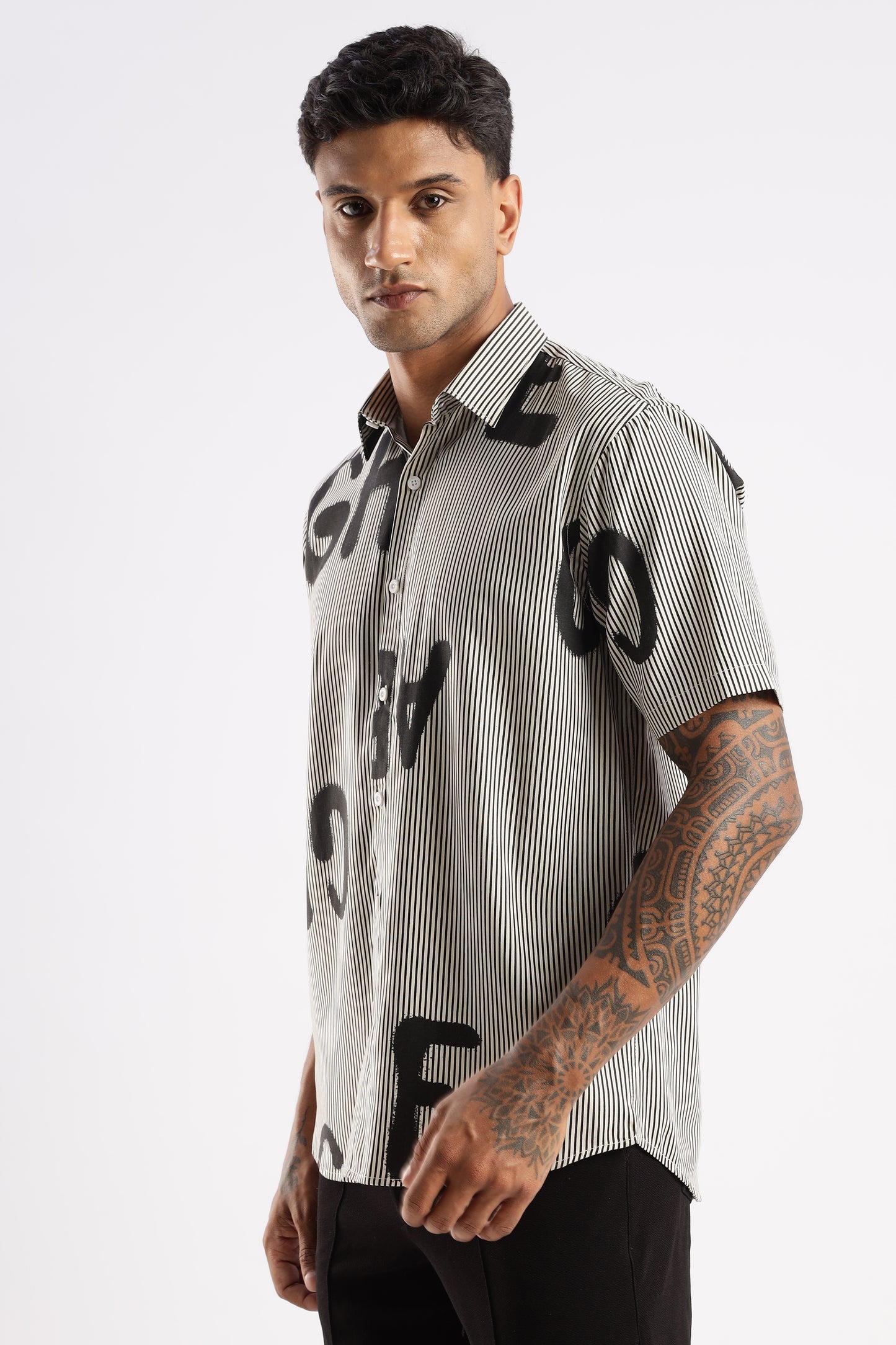 Multi Color Half Sleeve Viscose Rayon Shirt