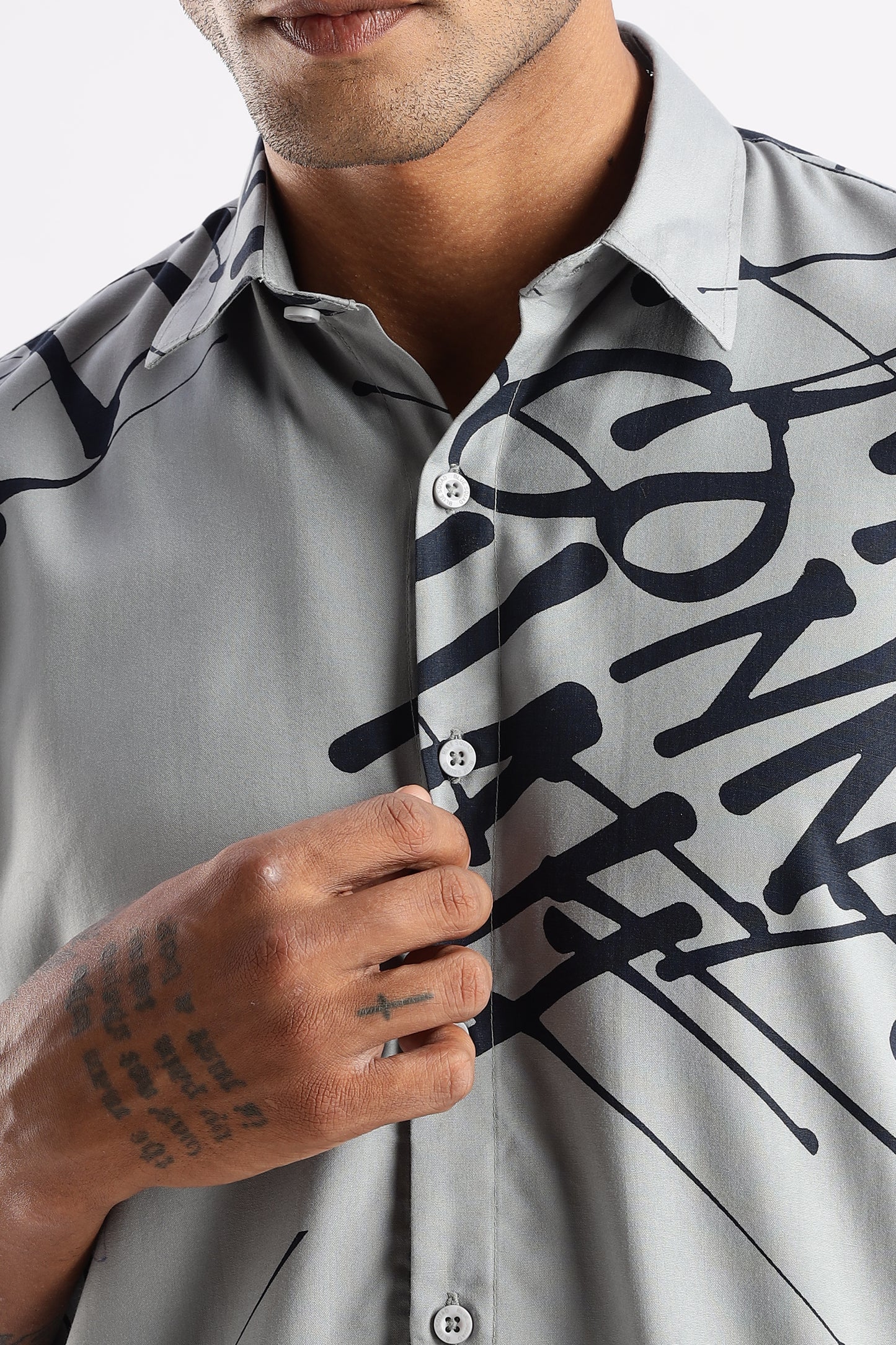 Multi Color Half Sleeve Viscose Rayon Shirt