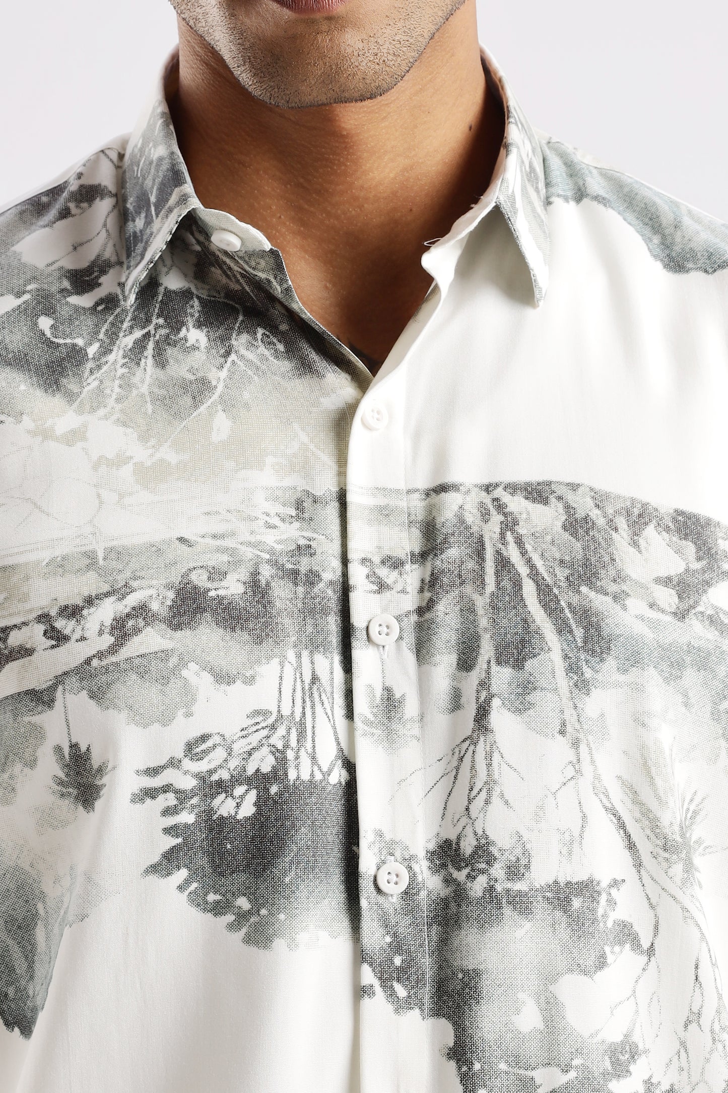 Multi Color Half Sleeve Viscose Rayon Shirt