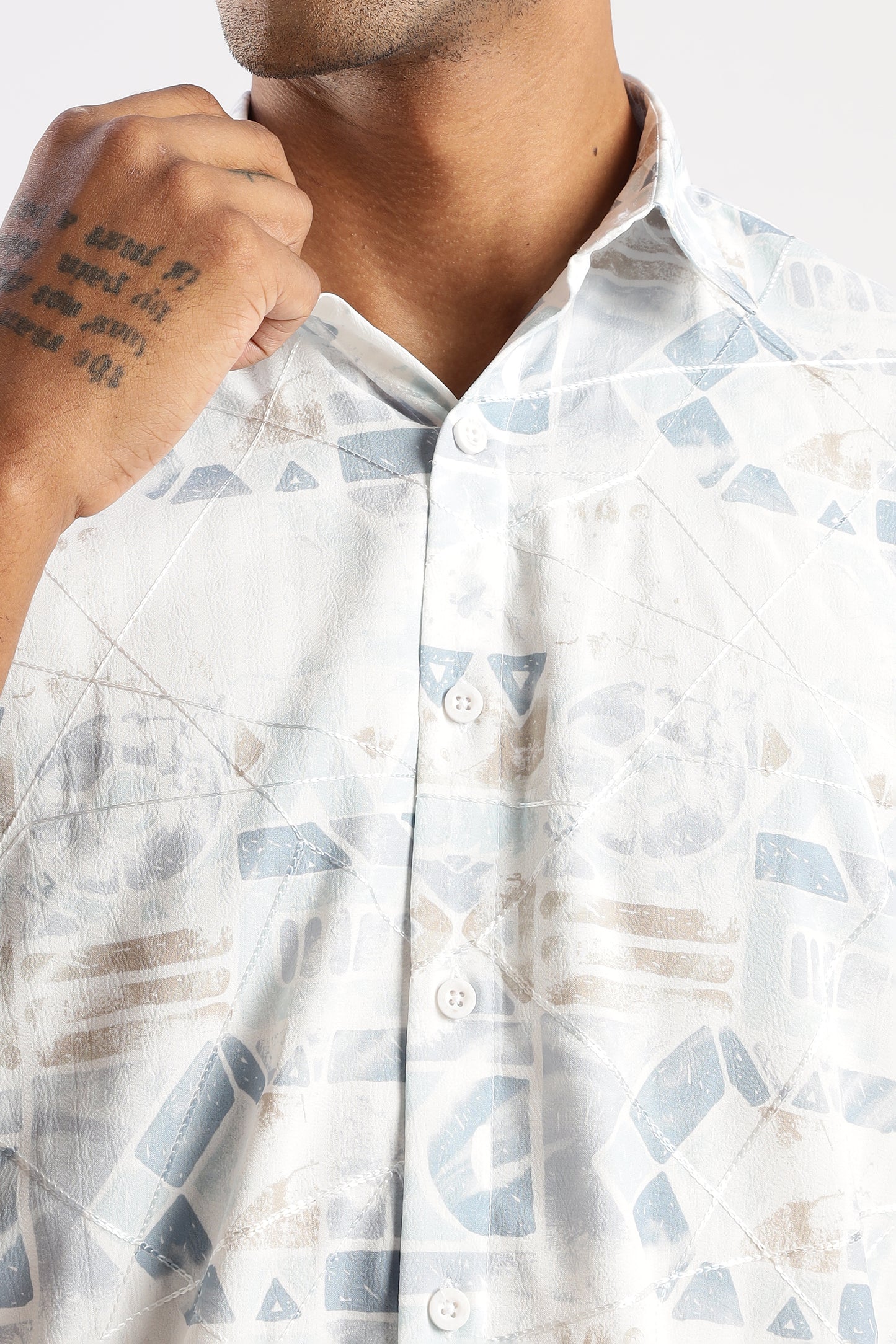 Multi Color Half Sleeve Viscose Rayon Shirt