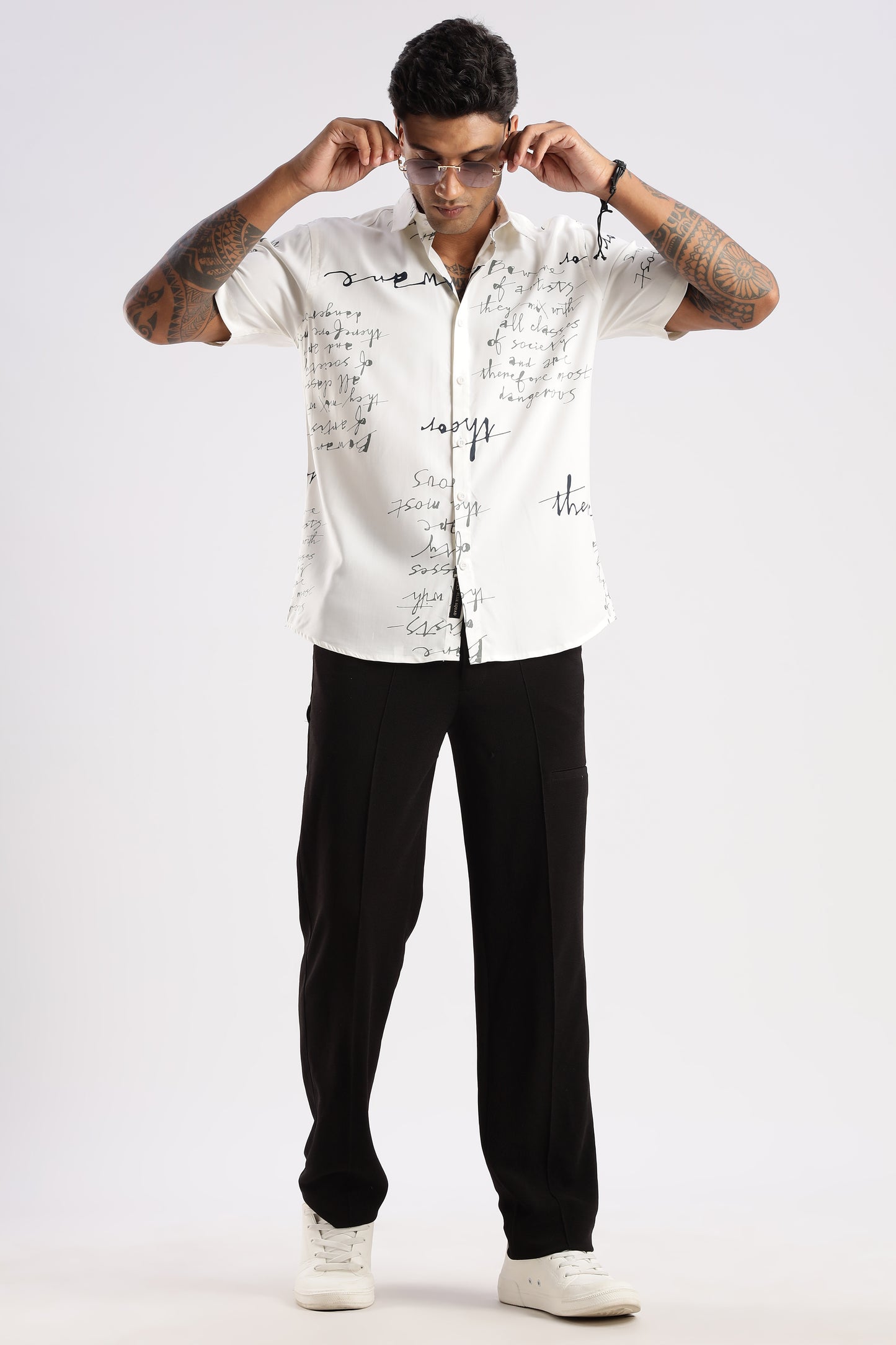 Multi Color Half Sleeve Viscose Rayon Shirt
