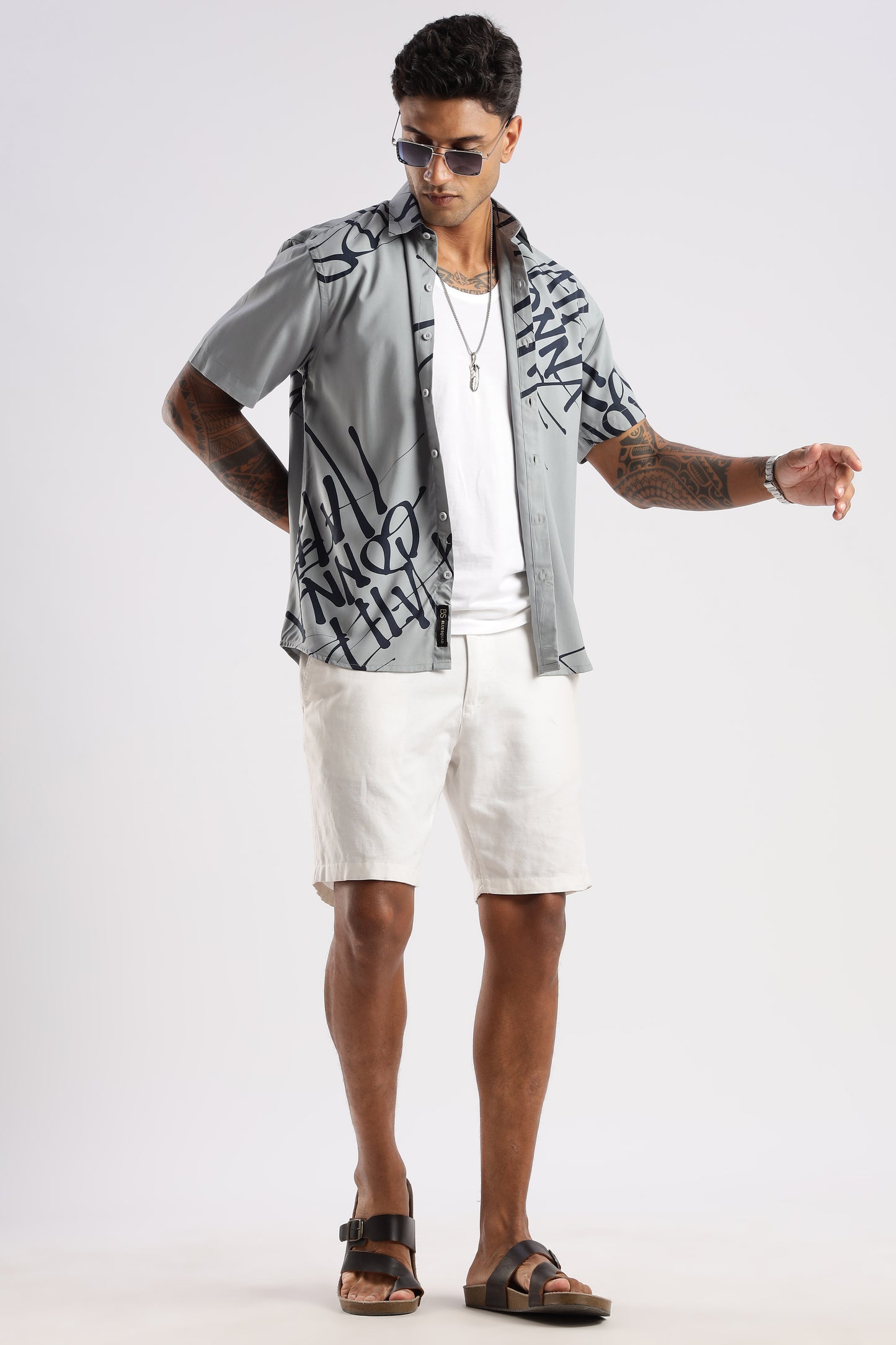 Multi Color Half Sleeve Viscose Rayon Shirt