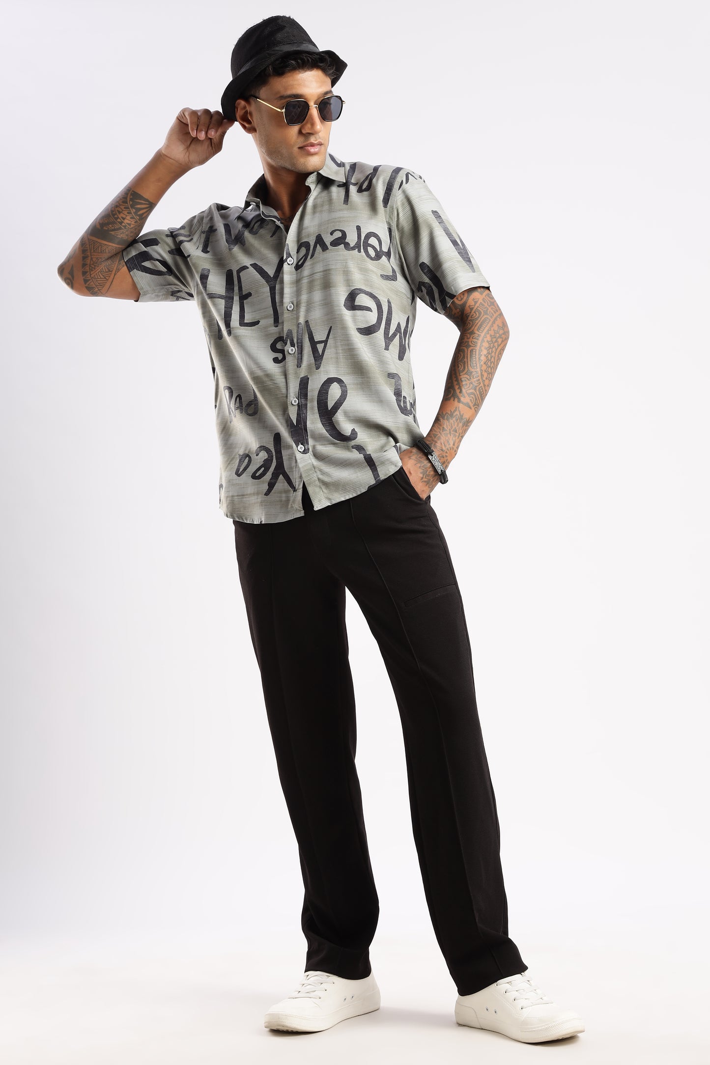 Multi Color Half Sleeve Viscose Rayon Shirt