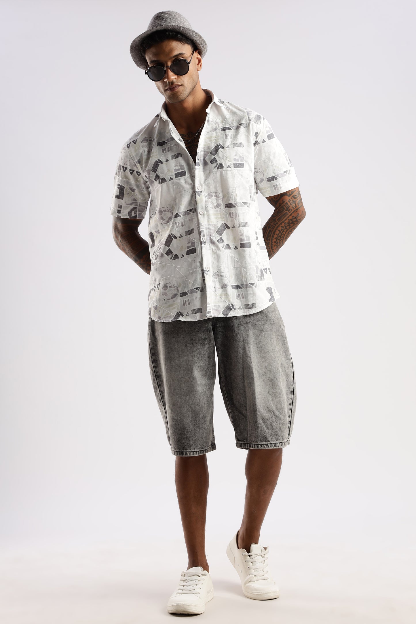 Multi Color Half Sleeve Viscose Rayon Shirt