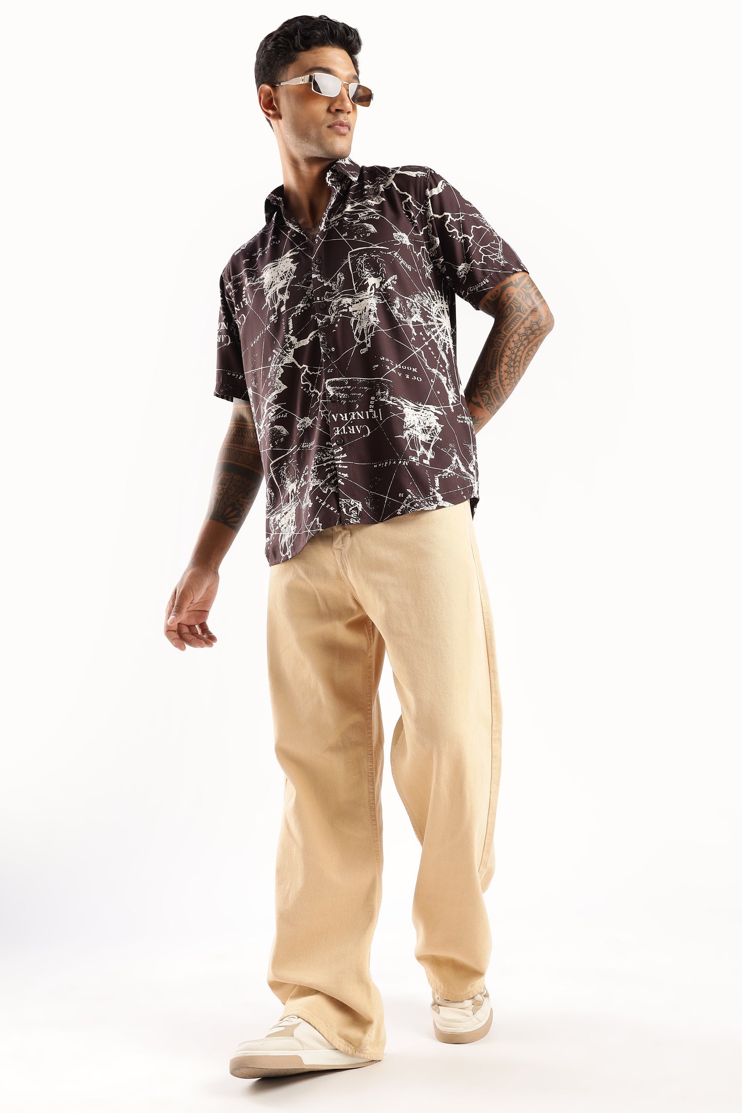 Multi Color Half Sleeve Viscose Rayon Shirt