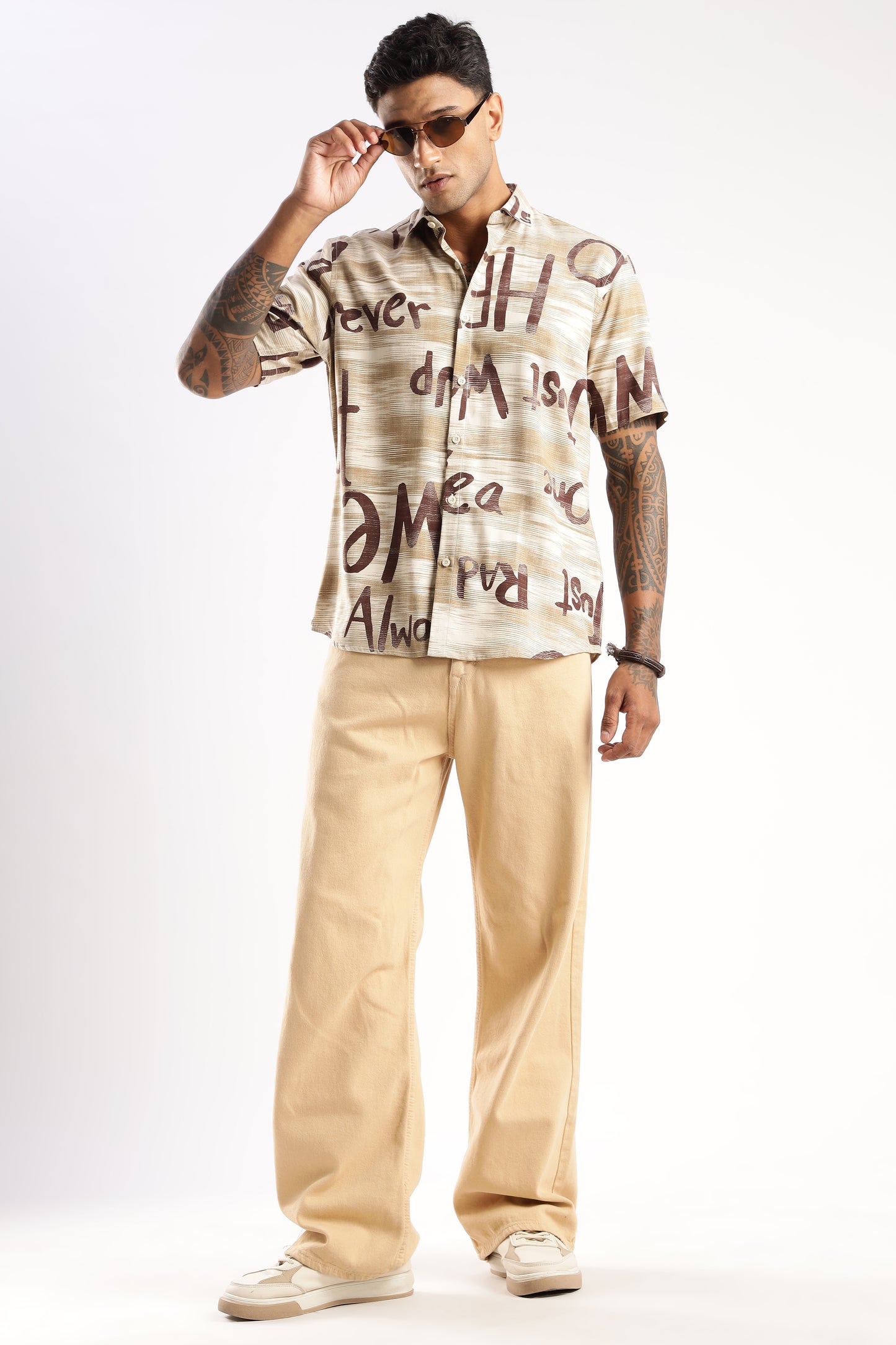 Multi Color Half Sleeve Viscose Rayon Shirt