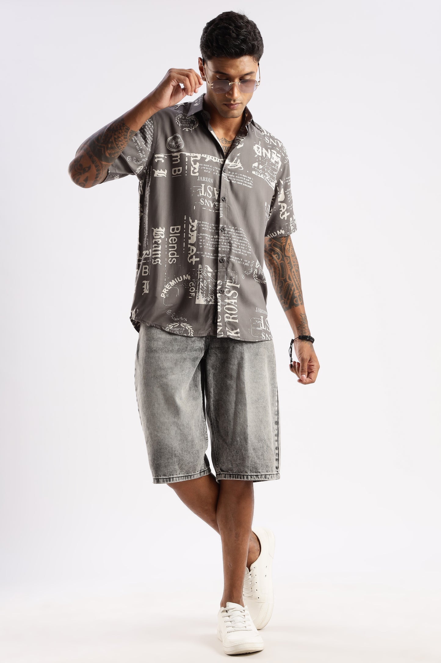 Multi Color Half Sleeve Viscose Rayon Shirt
