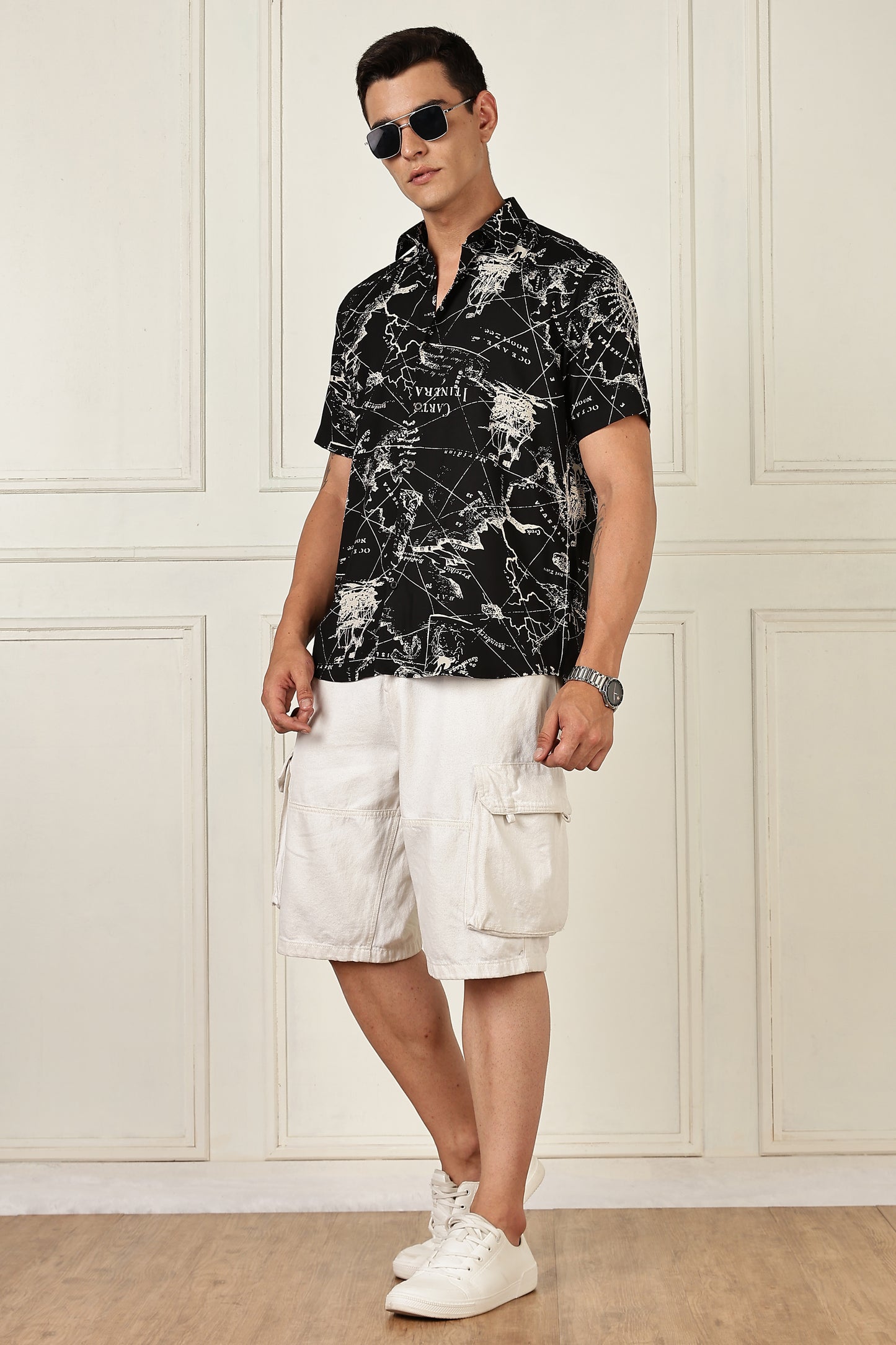 Multi Color Half Sleeve Viscose Rayon Shirt