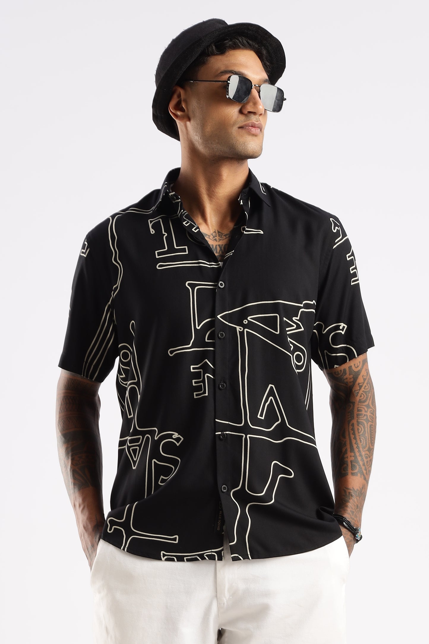 Multi Color Half Sleeve Viscose Rayon Shirt
