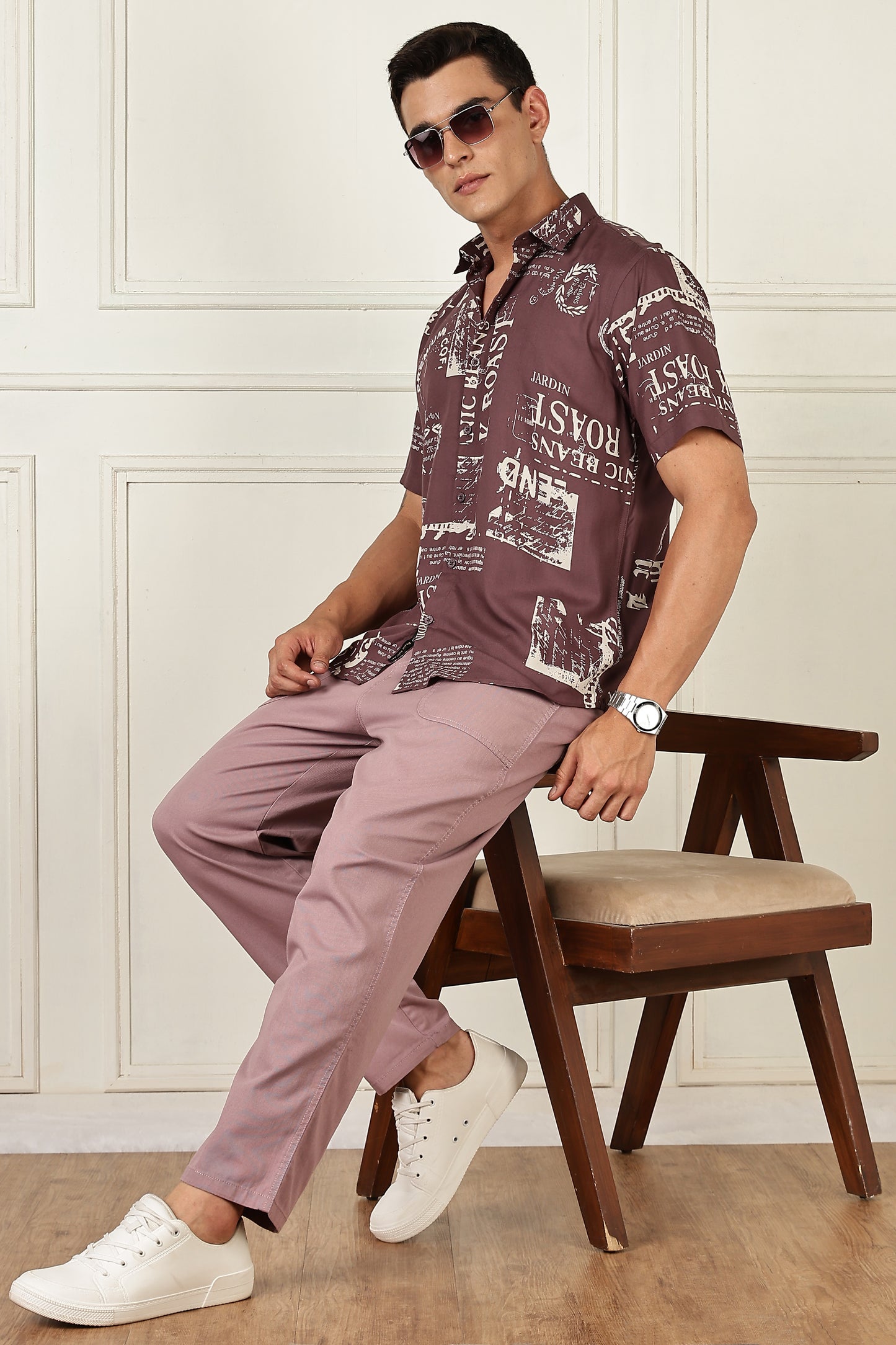 Multi Color Half Sleeve Viscose Rayon Shirt