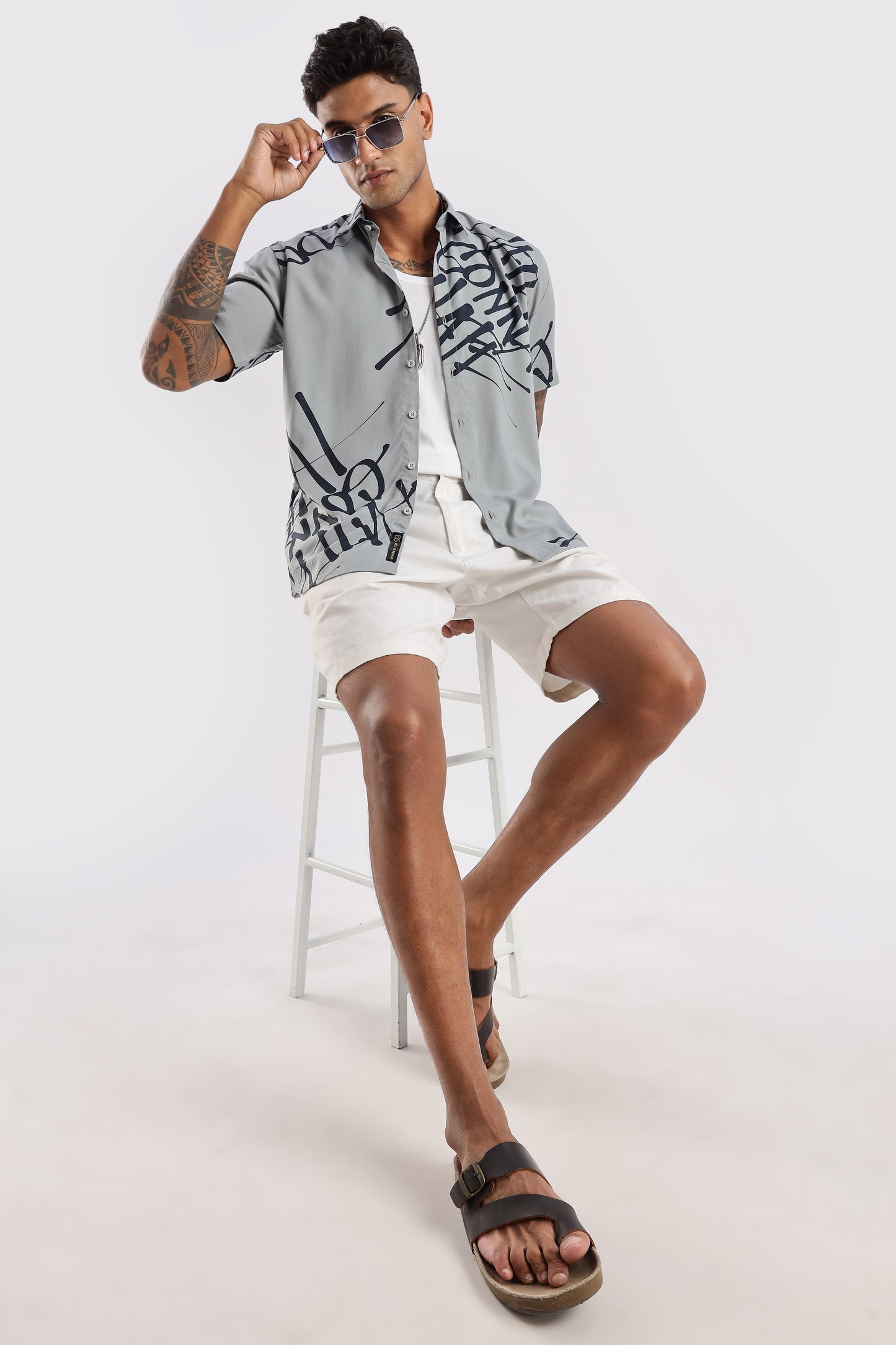 Multi Color Half Sleeve Viscose Rayon Shirt