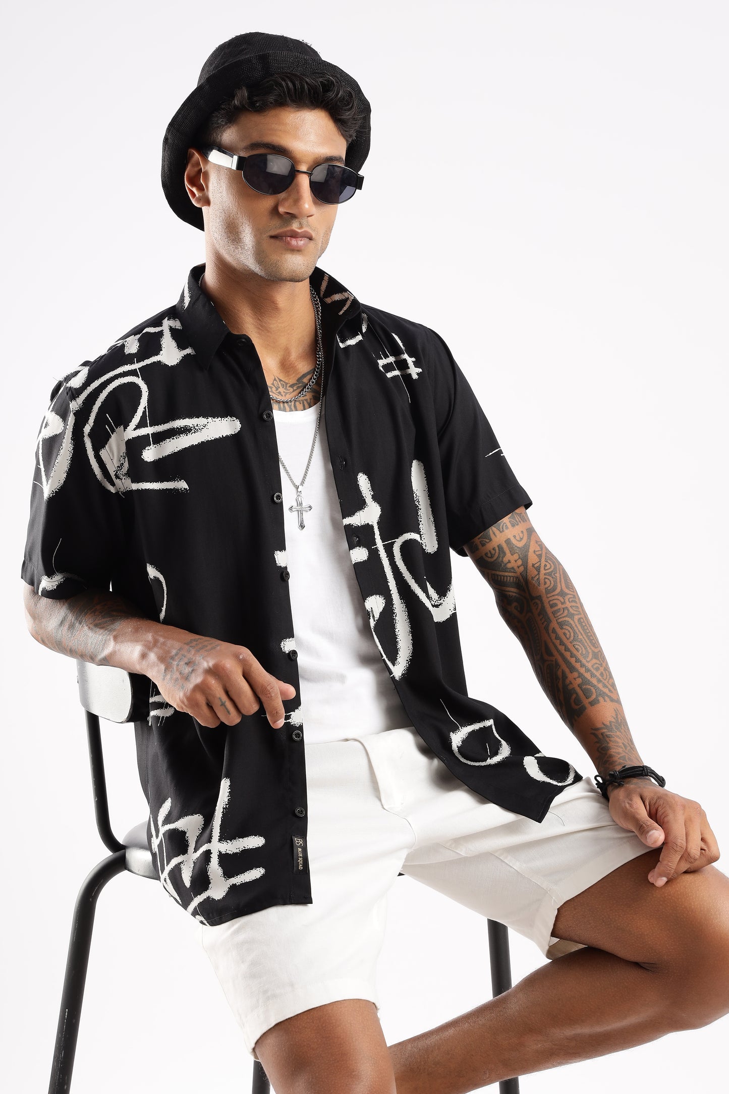 Multi Color Half Sleeve Viscose Rayon Shirt