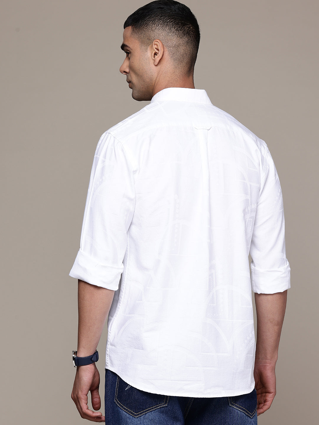 Multi Color Full Sleeve Cotton Satin Shirt