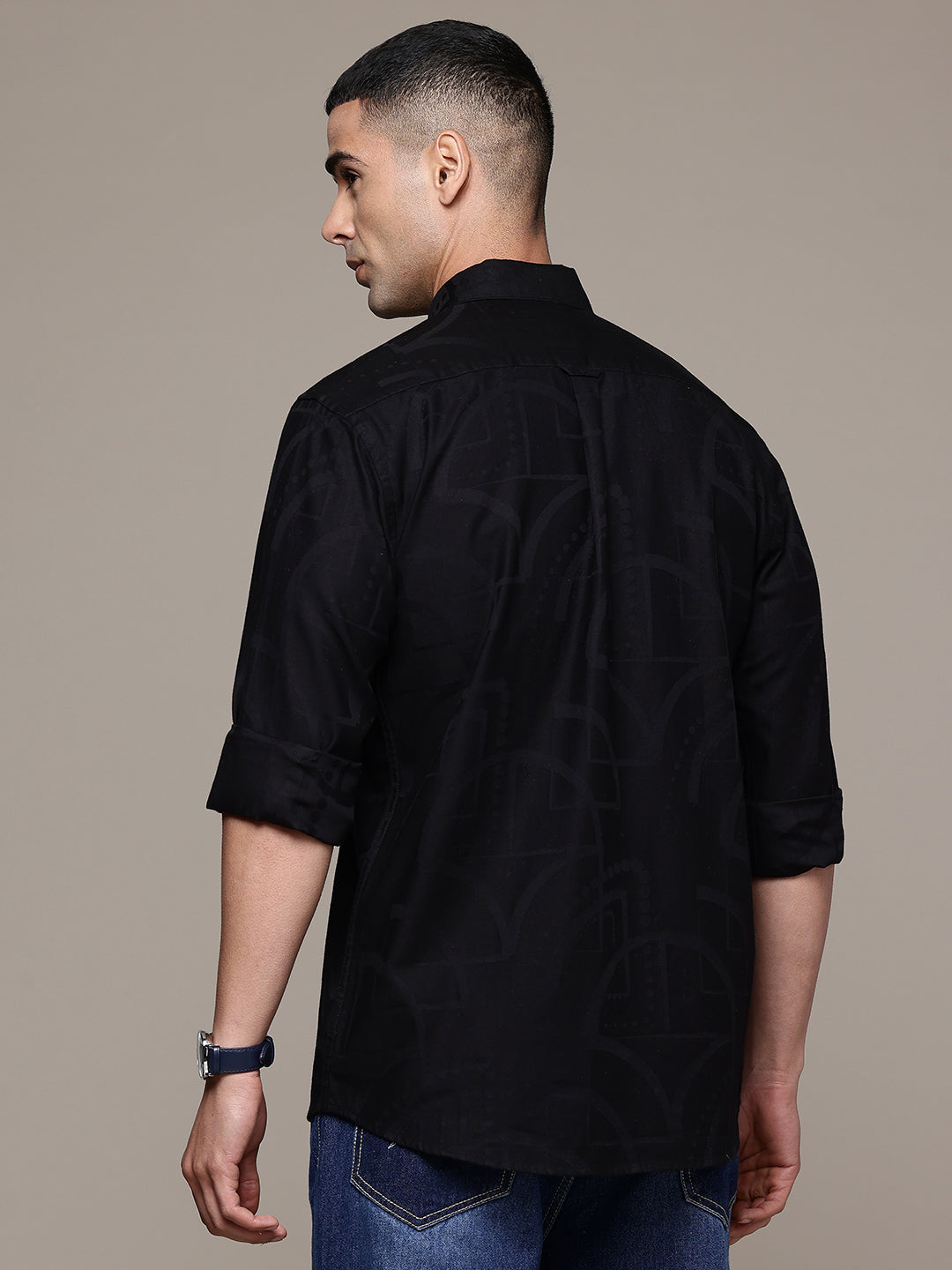 Multi Color Full Sleeve Cotton Satin Shirt