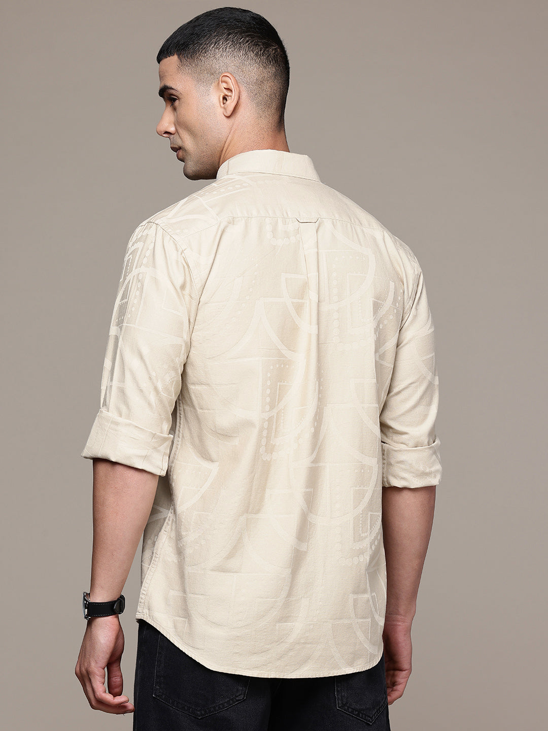 Multi Color Full Sleeve Cotton Satin Shirt
