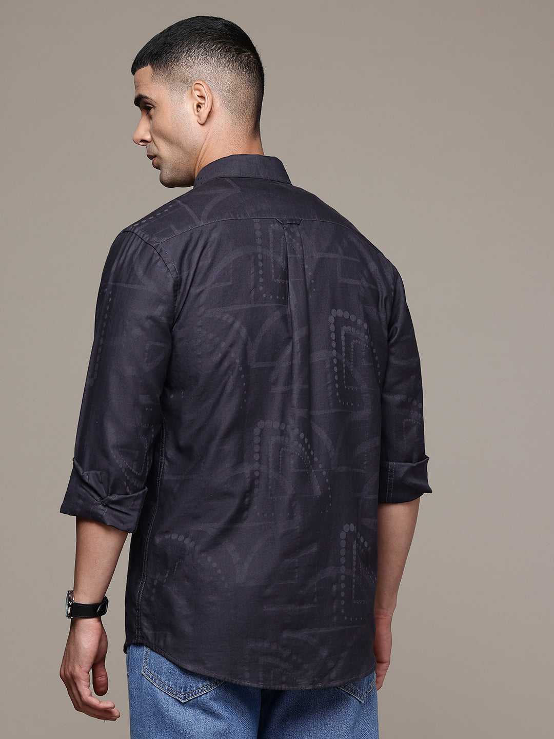 Multi Color Full Sleeve Cotton Satin Shirt