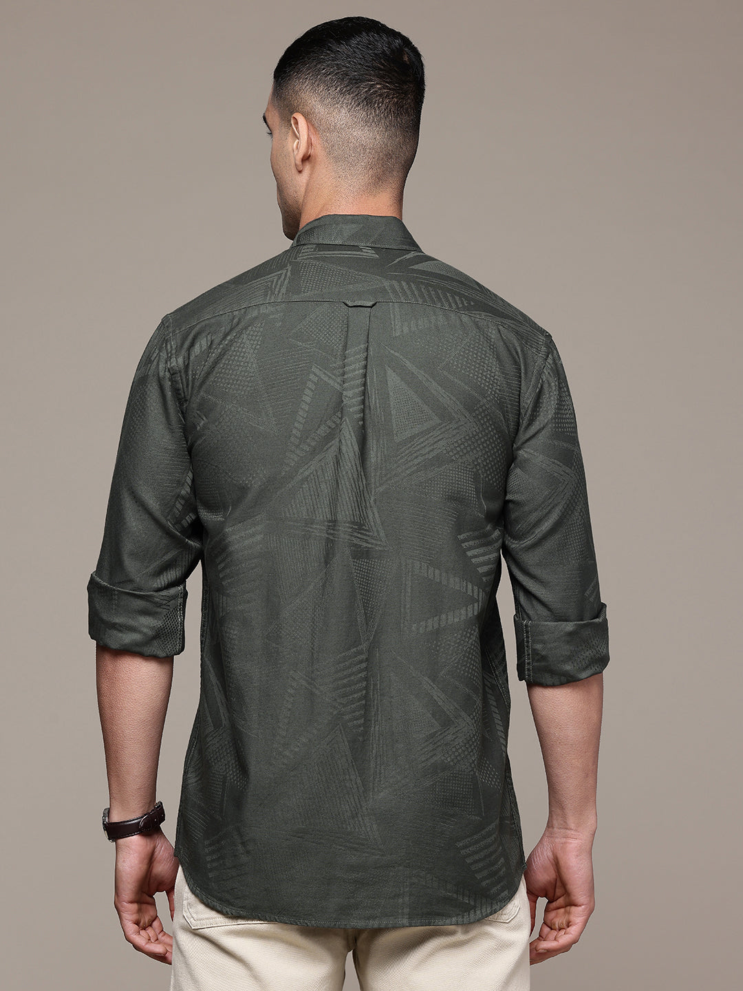 Multi Color Full Sleeve Cotton Satin Shirt