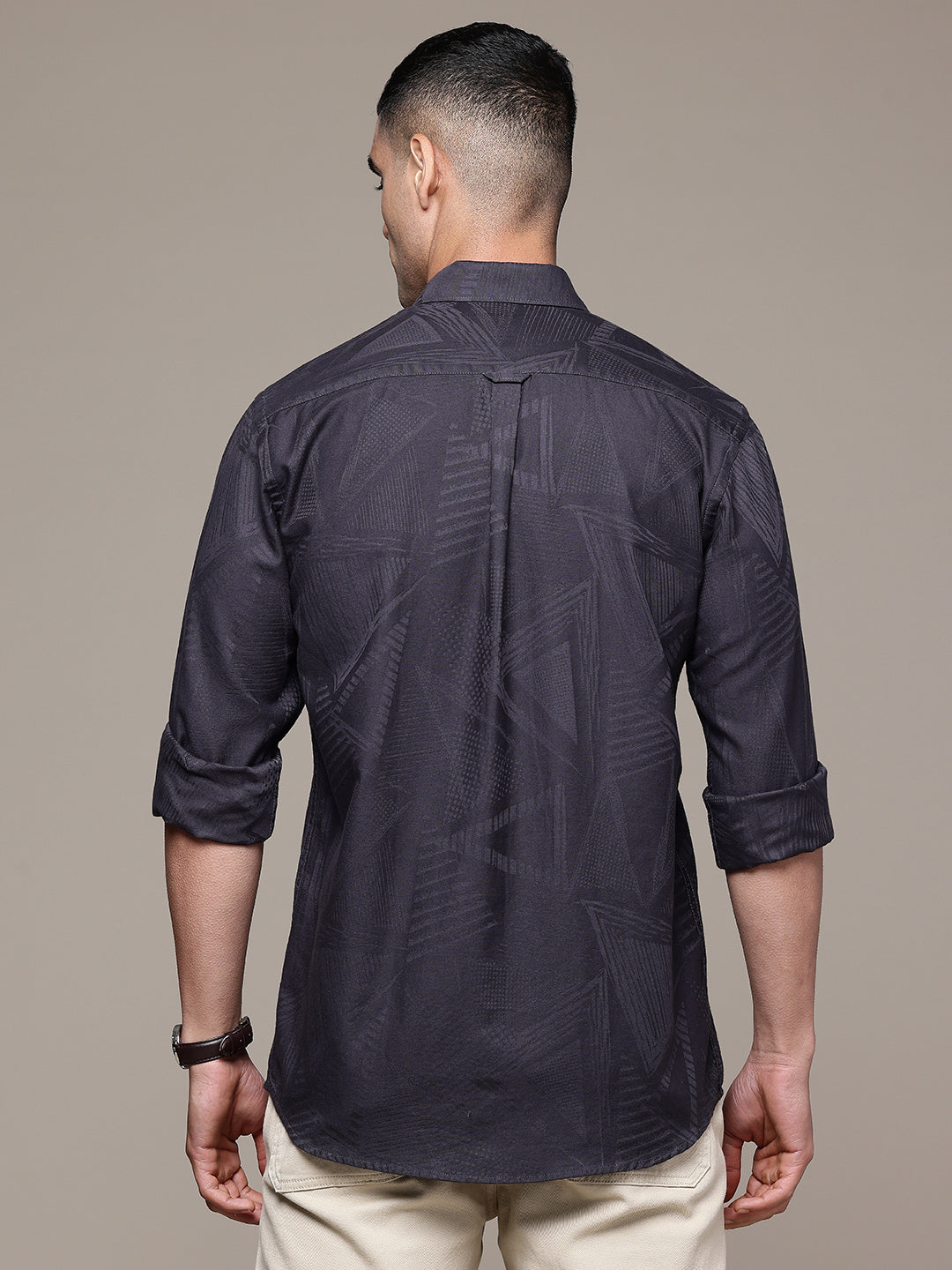 Multi Color Full Sleeve Cotton Satin Shirt