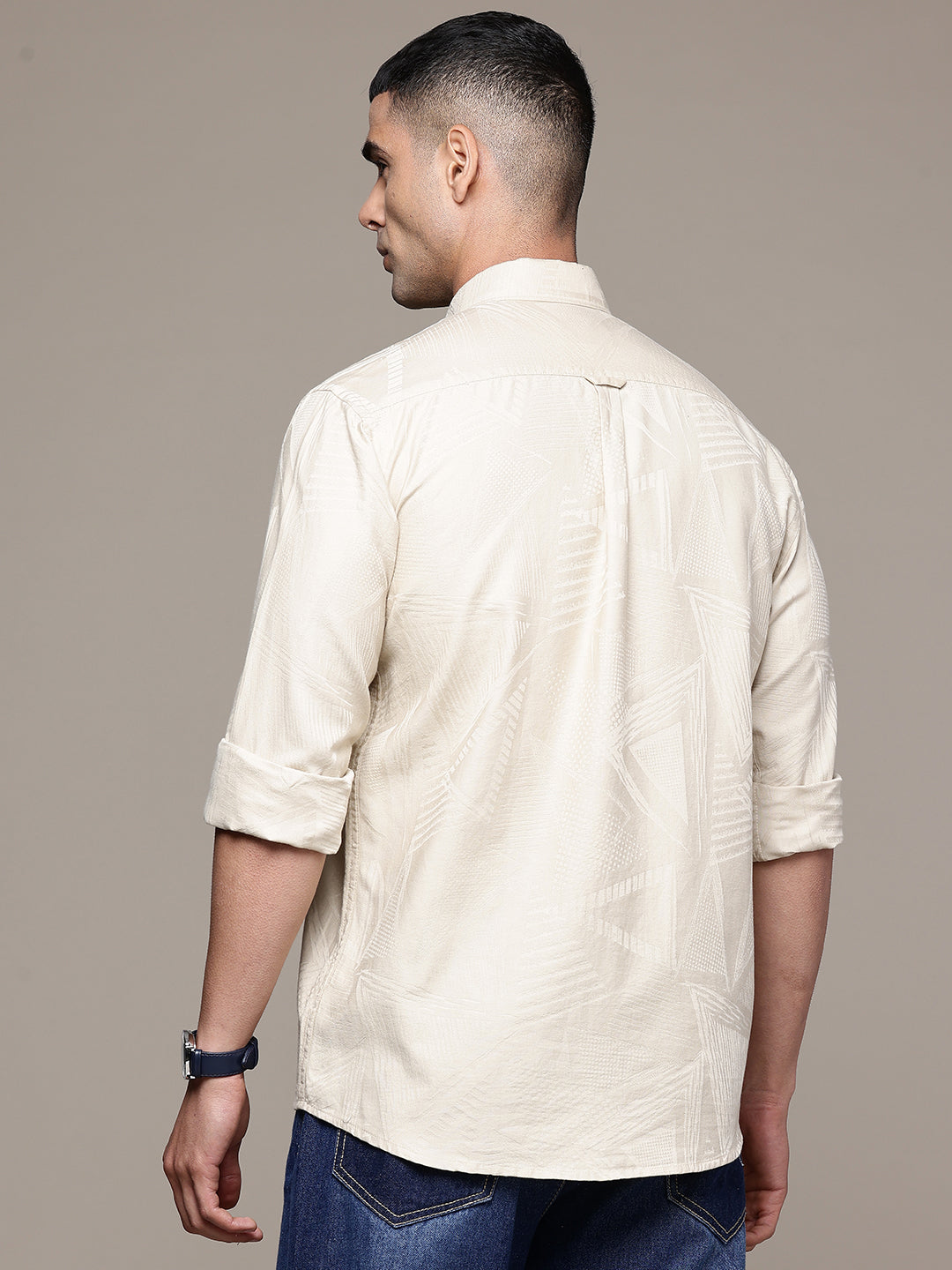Multi Color Full Sleeve Cotton Satin Shirt