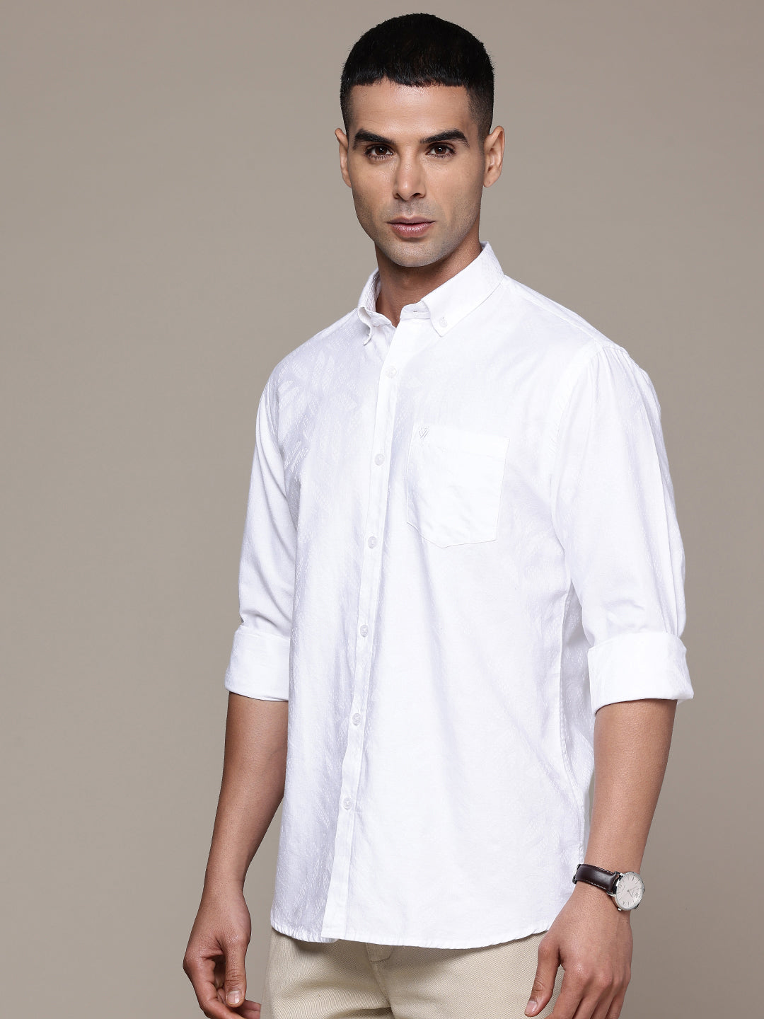 Multi Color Full Sleeve Cotton Satin Shirt