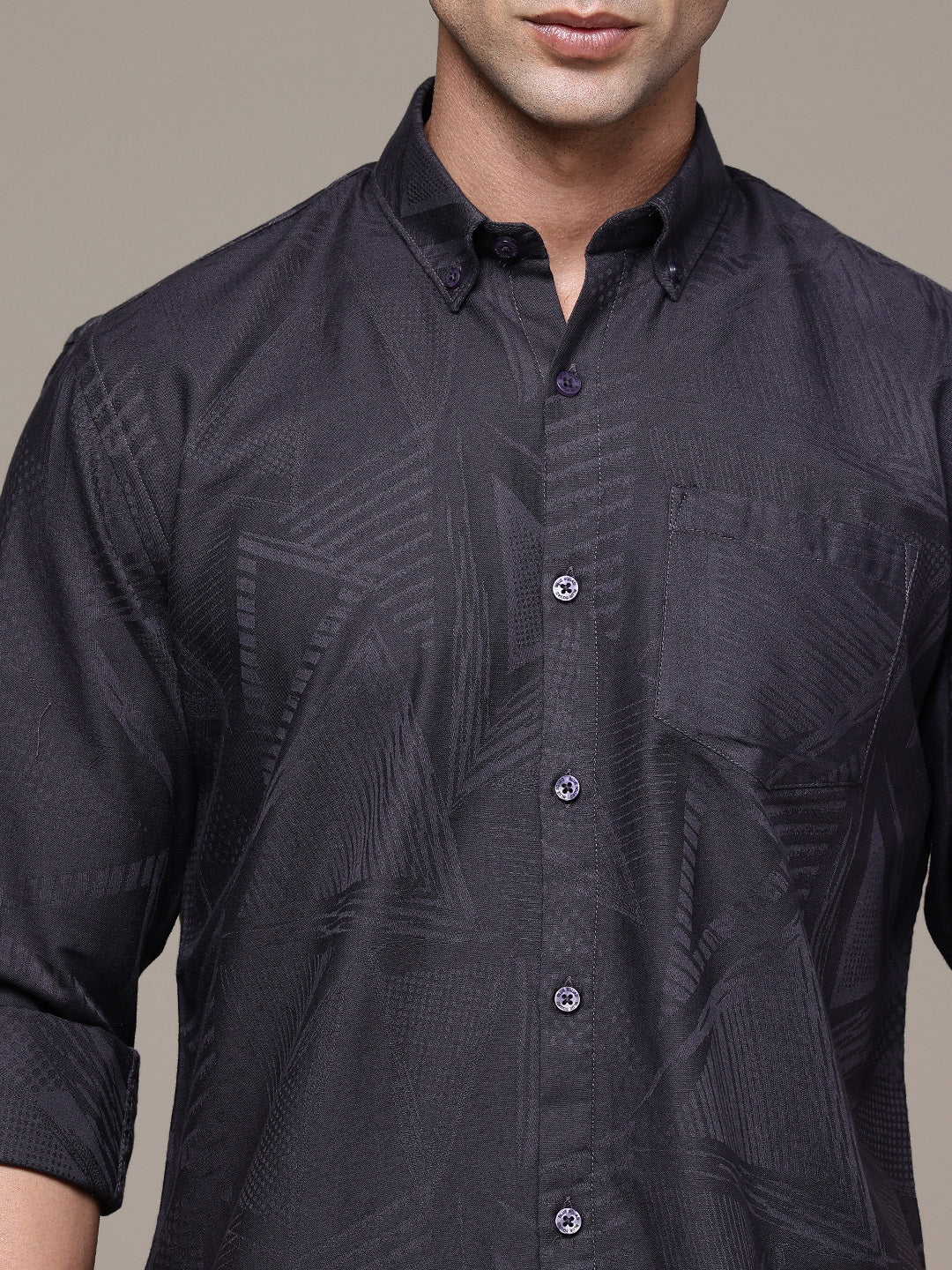 Multi Color Full Sleeve Cotton Satin Shirt